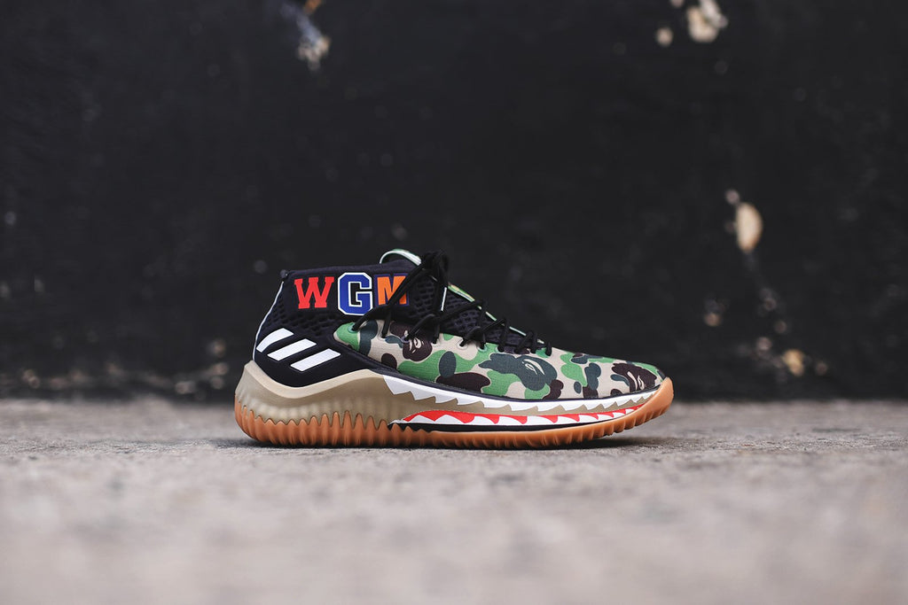 adidas Consortium x Bape Dame 4 Green Camo Kith Europe