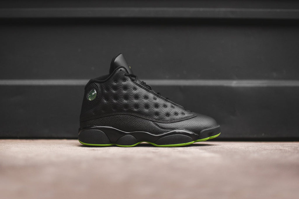 Jordan 13 green black cheap