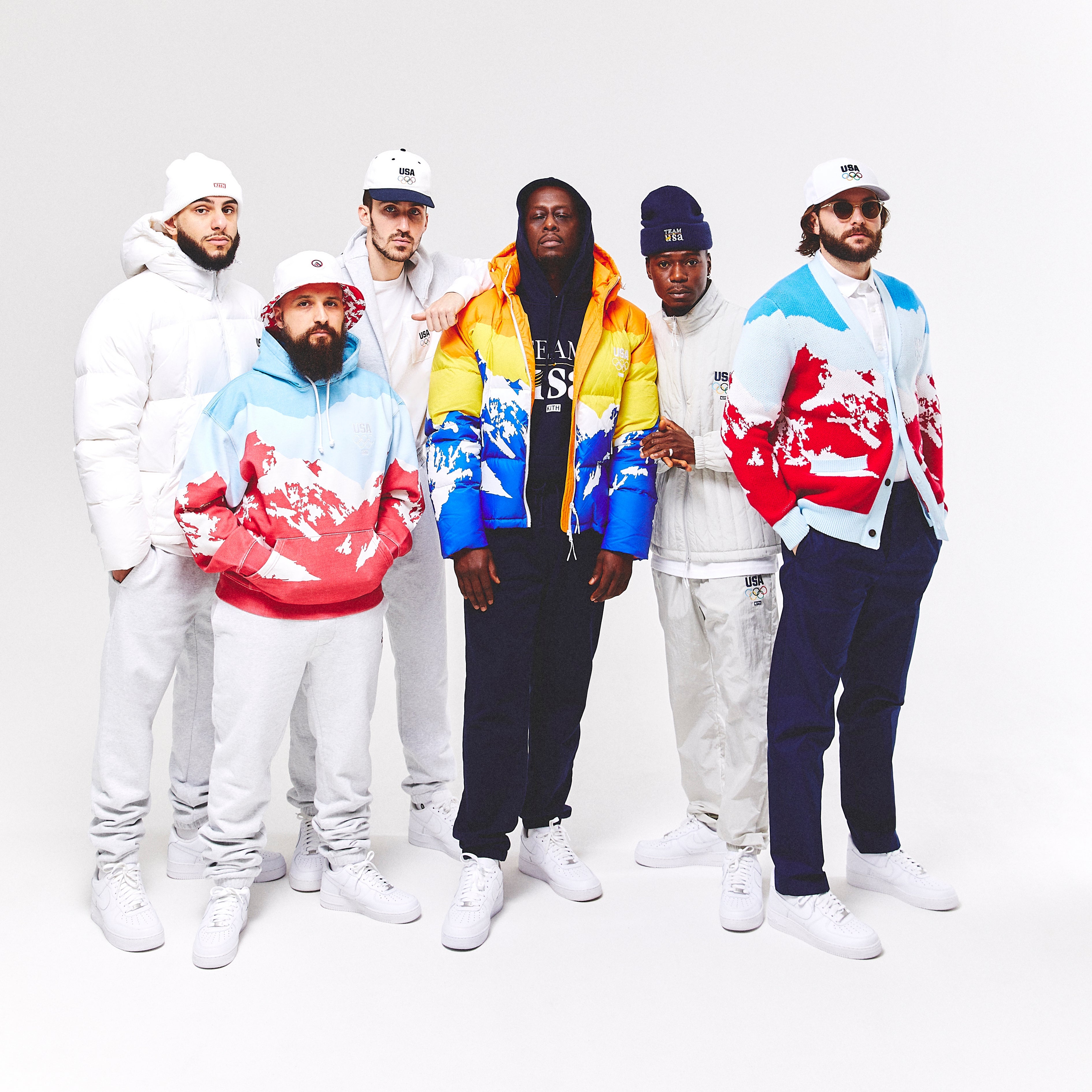 Kith×USA \"Olympic Winter Games\" カーディガン Kith×USA Olympic Winter Games カーディガン