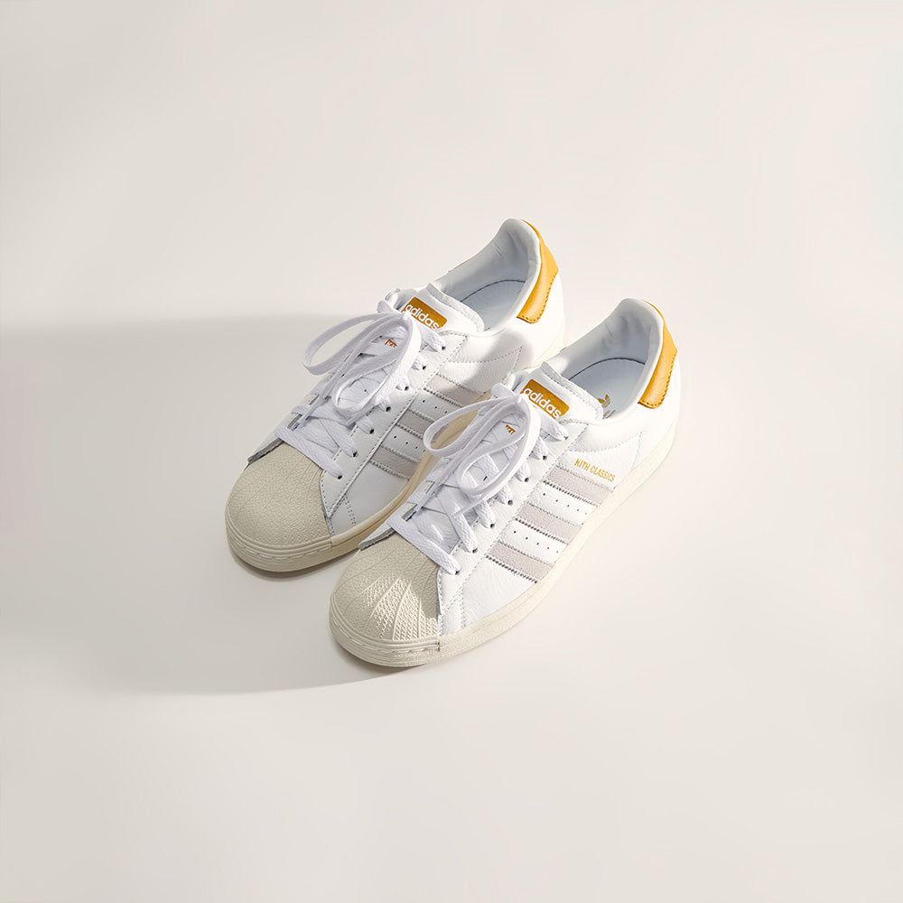 adidas x Kith ☆ Superstar ‘Mango’ Buy Kith x Superstar J 'Classics Program - Mango' - KITH