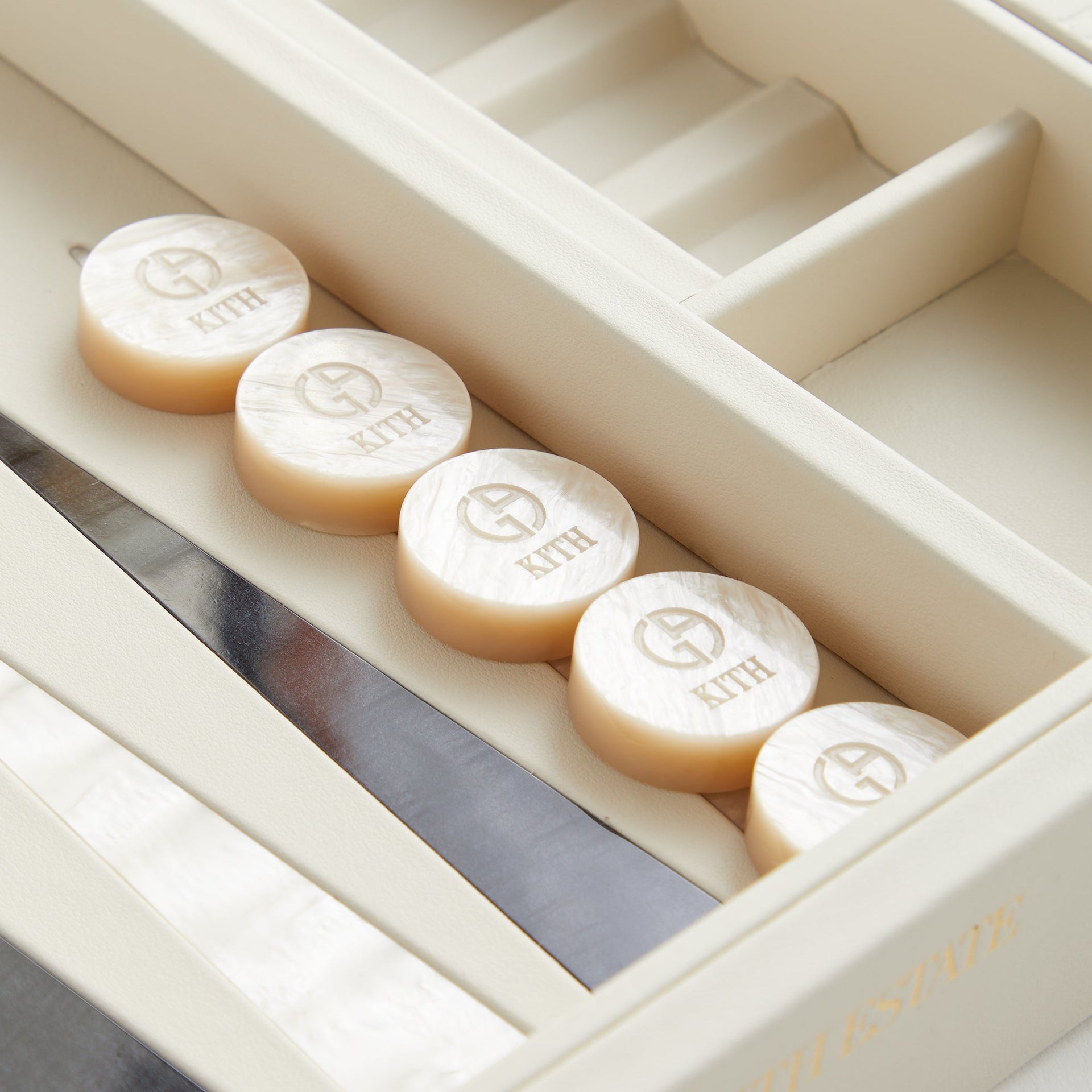 Giorgio Armani & Kith Backgammon Set - Tofu