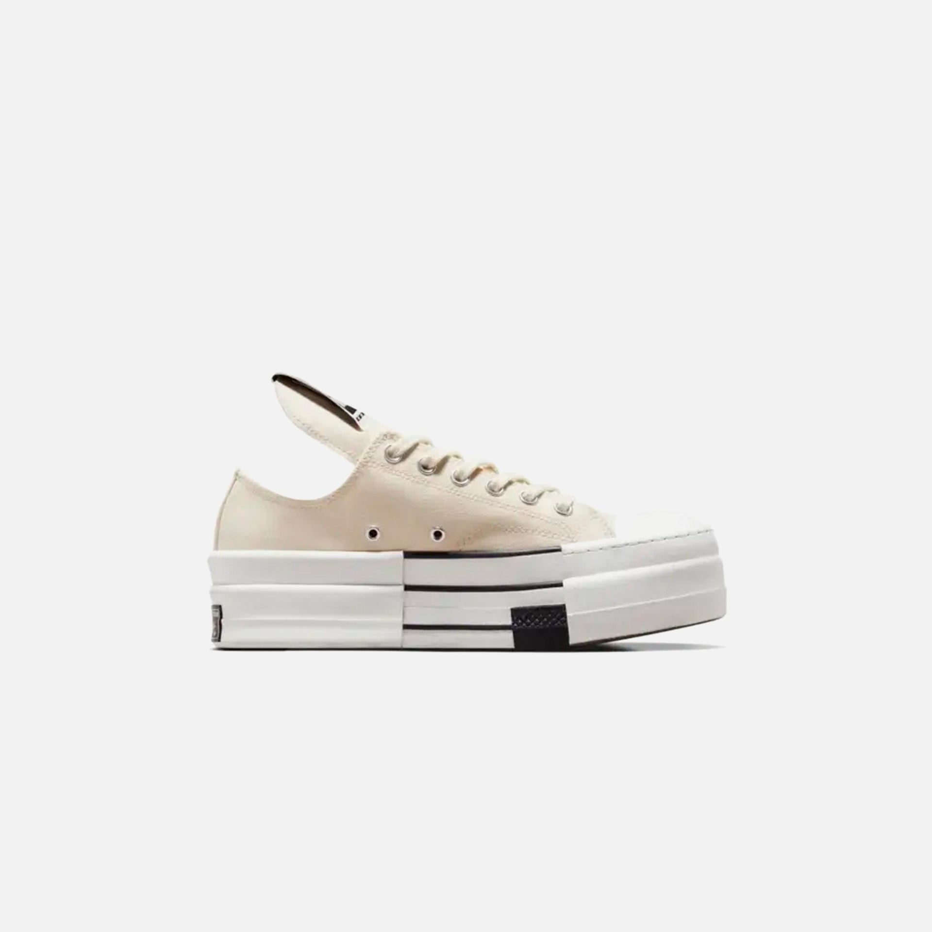 Converse x Rick Owens DRKSHDW DBL DRKSTAR Low - Ox Natural