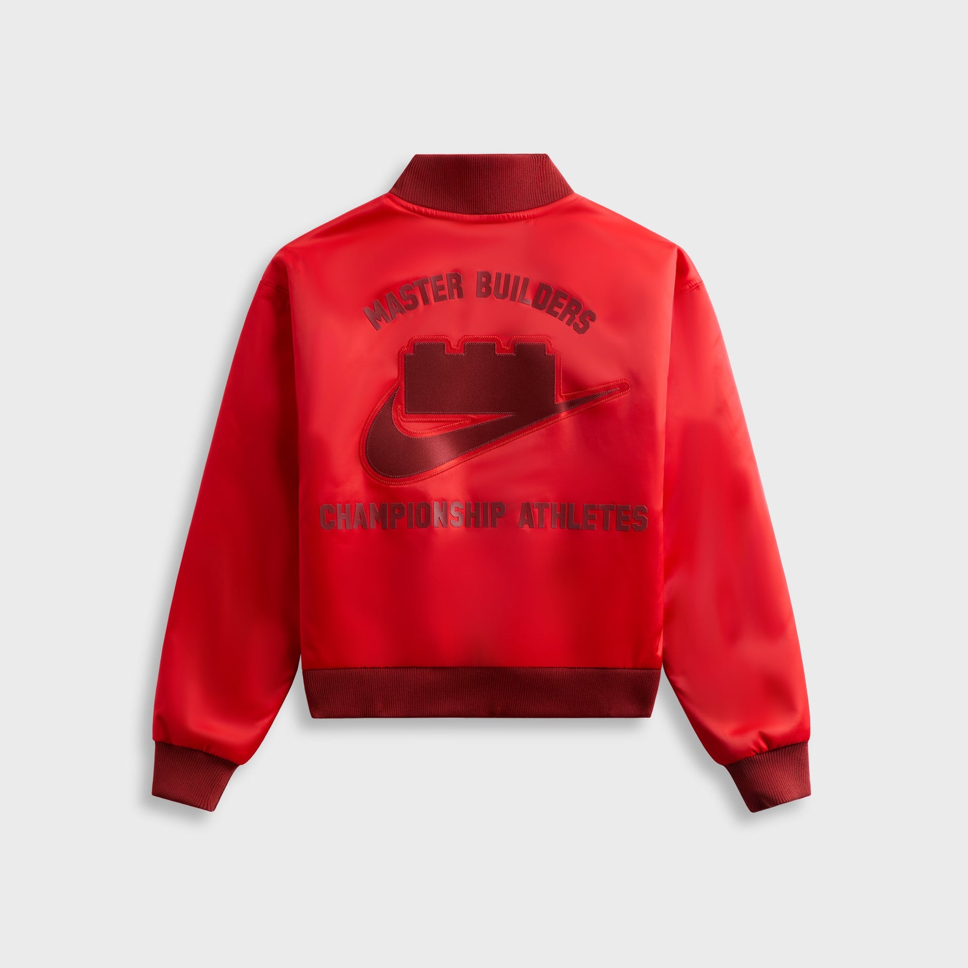 Nike x LEGO Collection Kids Basketball Jacket - Rush Red / Dark Cayenne / Dark Cayenne