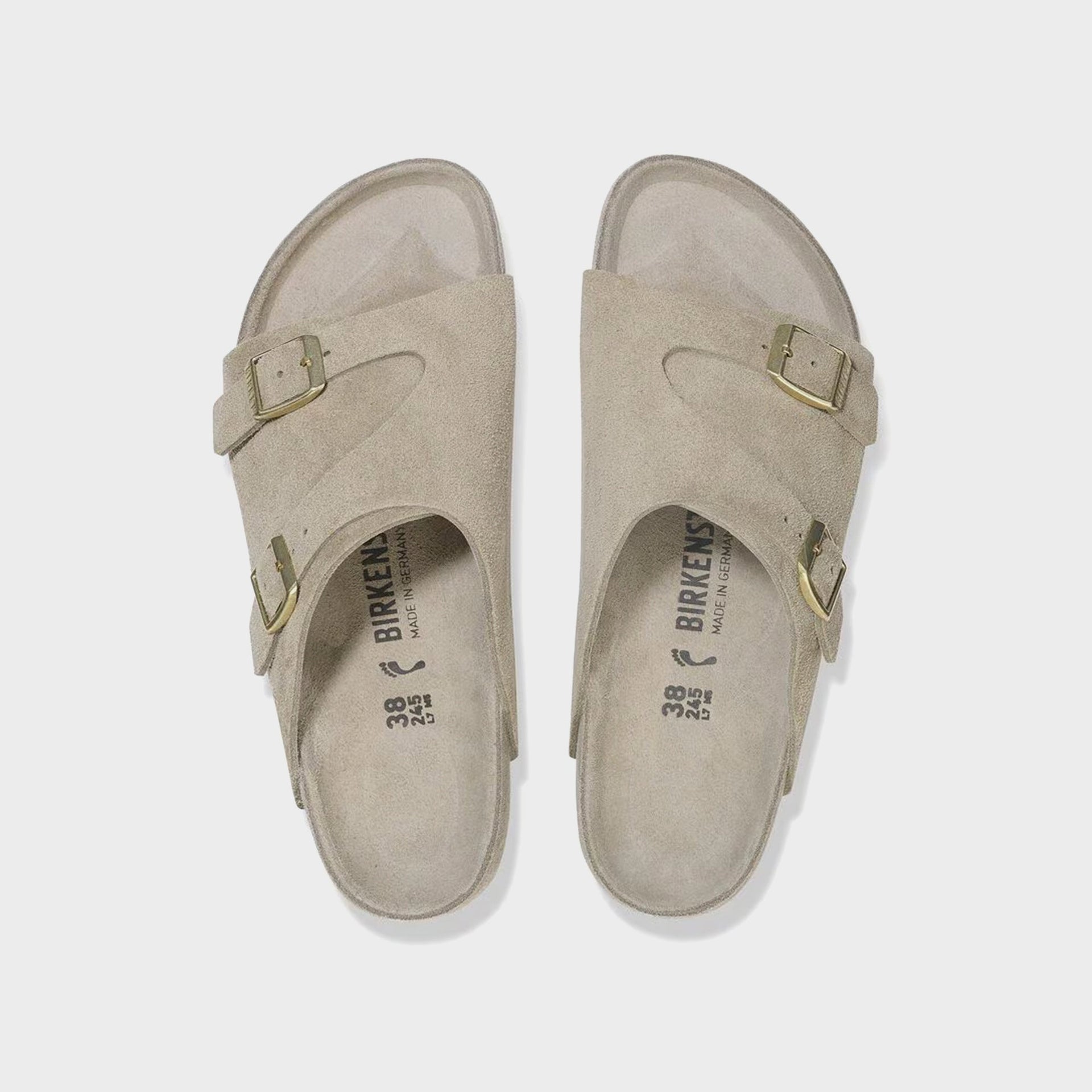 Birkenstock Zurich Exq Suede - Taupe