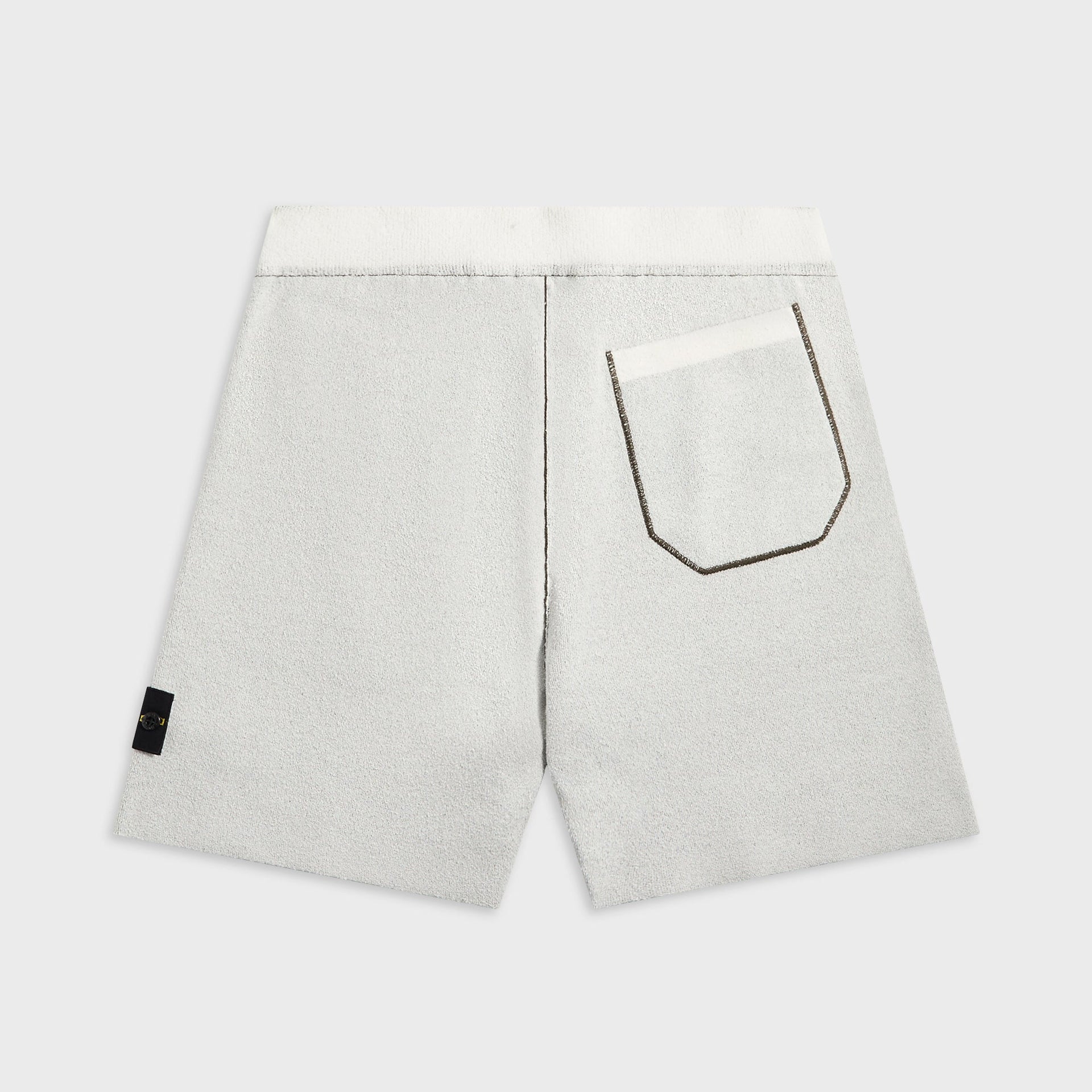 Stone Island Double Face Bi-Color Cotton Nylon Shorts - Ivory