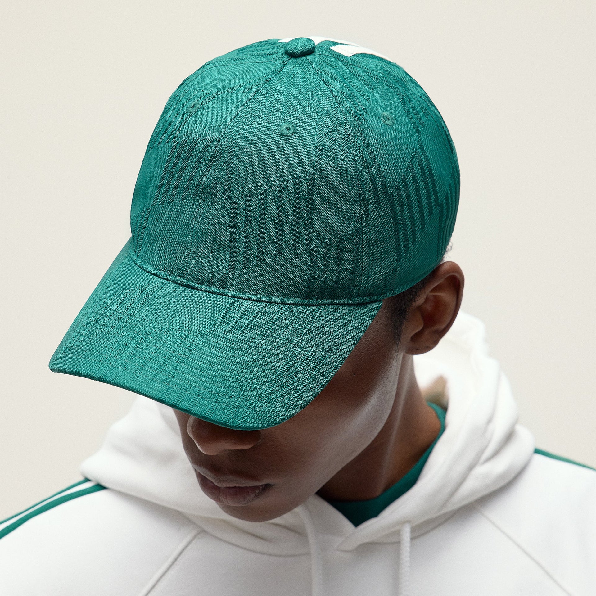 Kith for adidas Football Jacquard Cap in Green