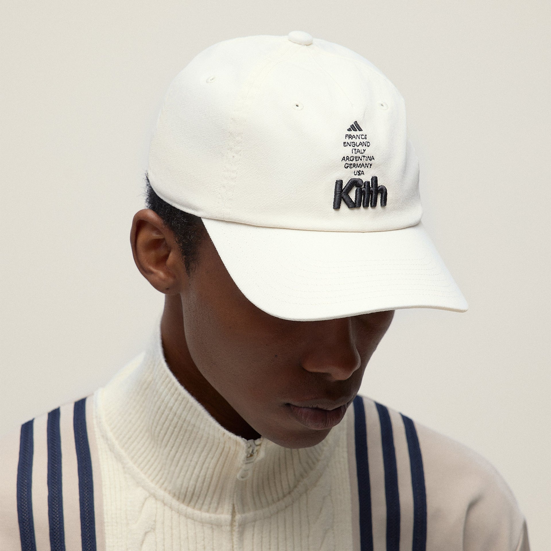 Kith for adidas Football Cap in Chalk White