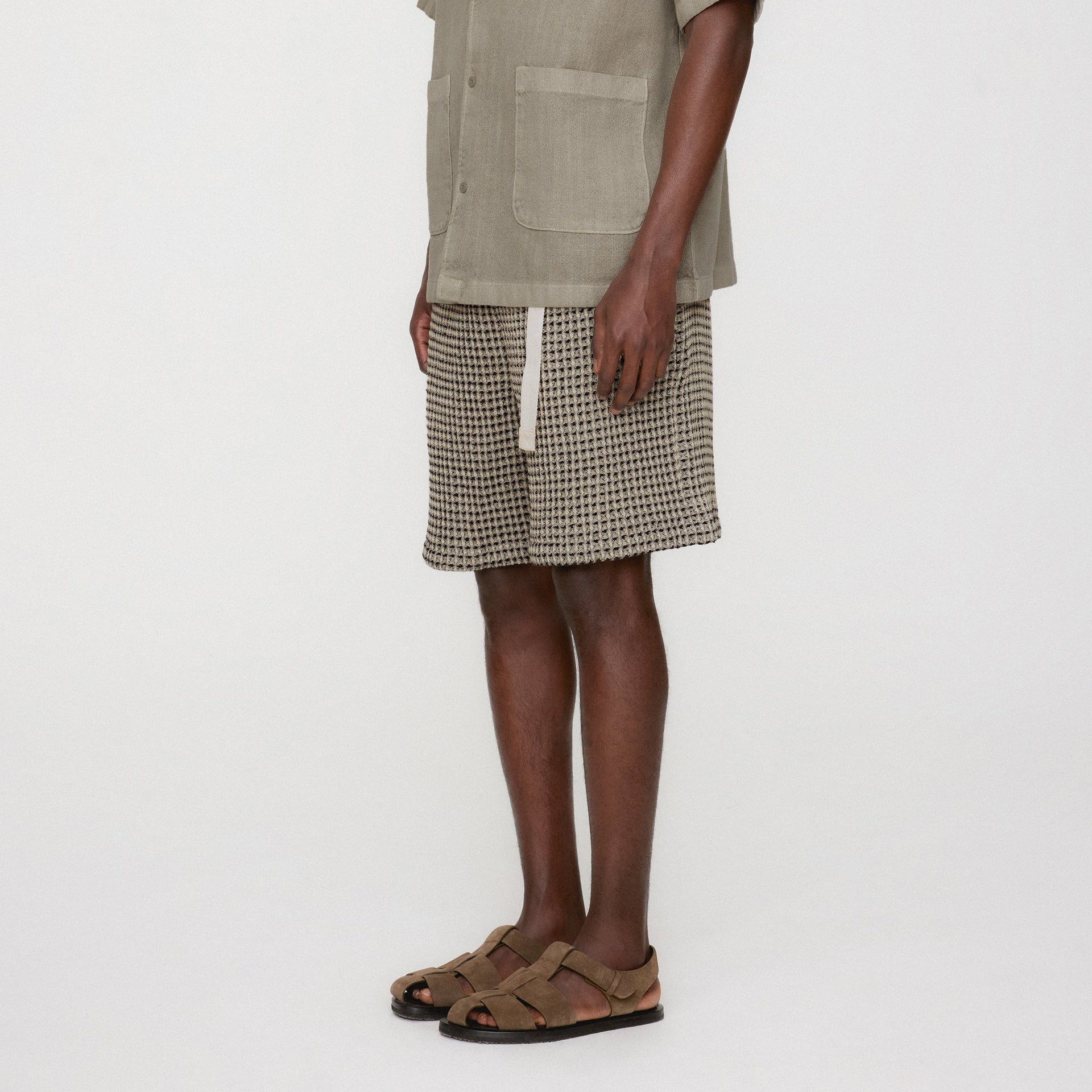 Kith Geometric Diamond Mason Short - Black