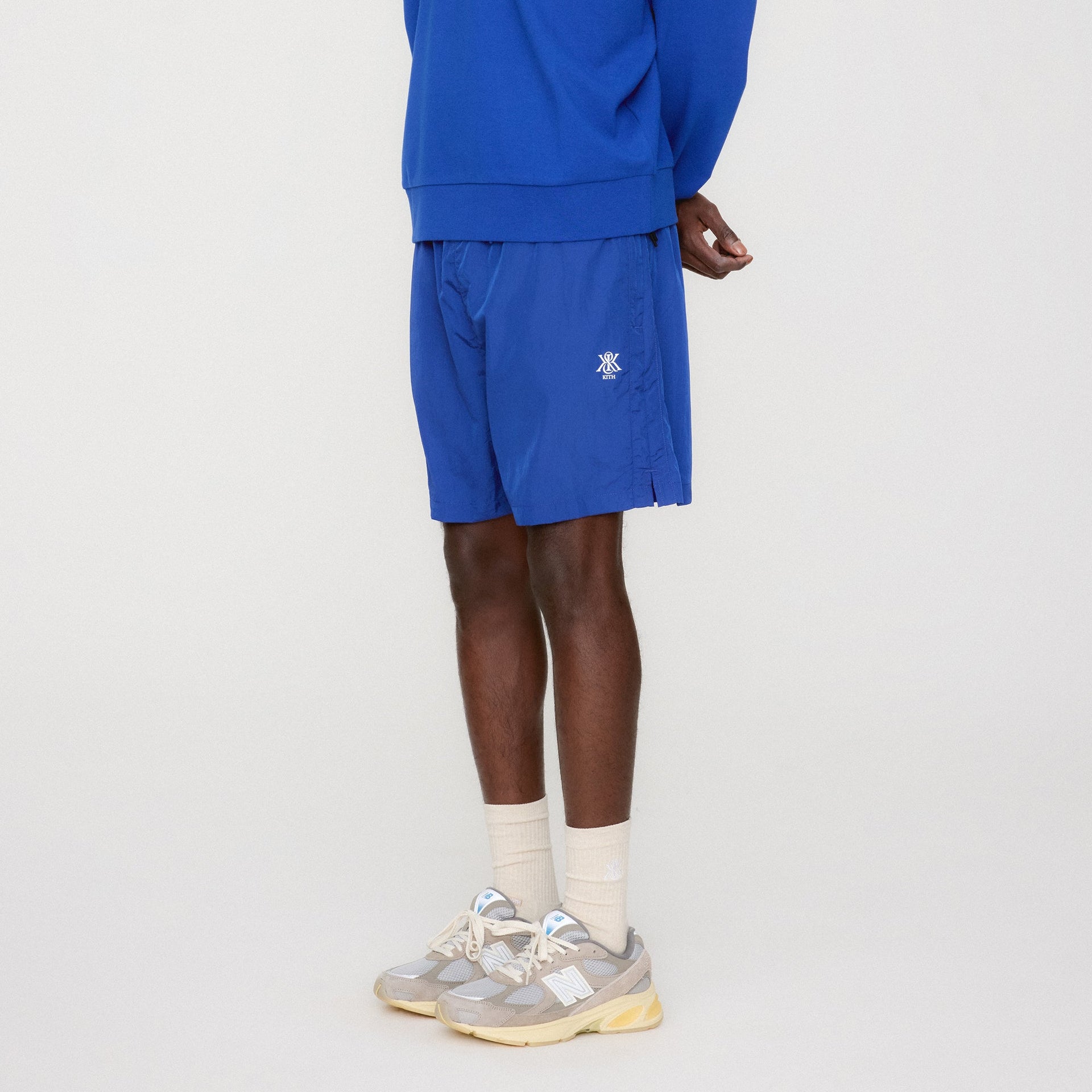 Kith Garment Washed Nylon Active Swim Short - Current