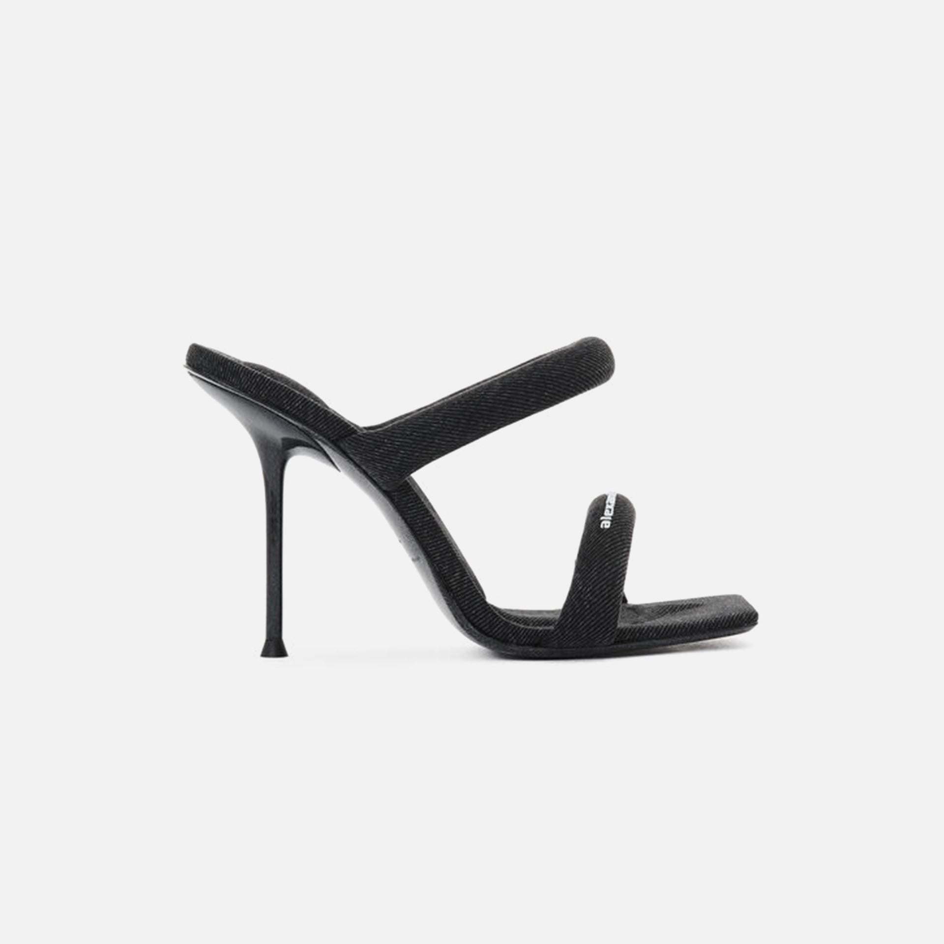 Alexander Wang Julie Tubular Sandal - Grey Aged Denim