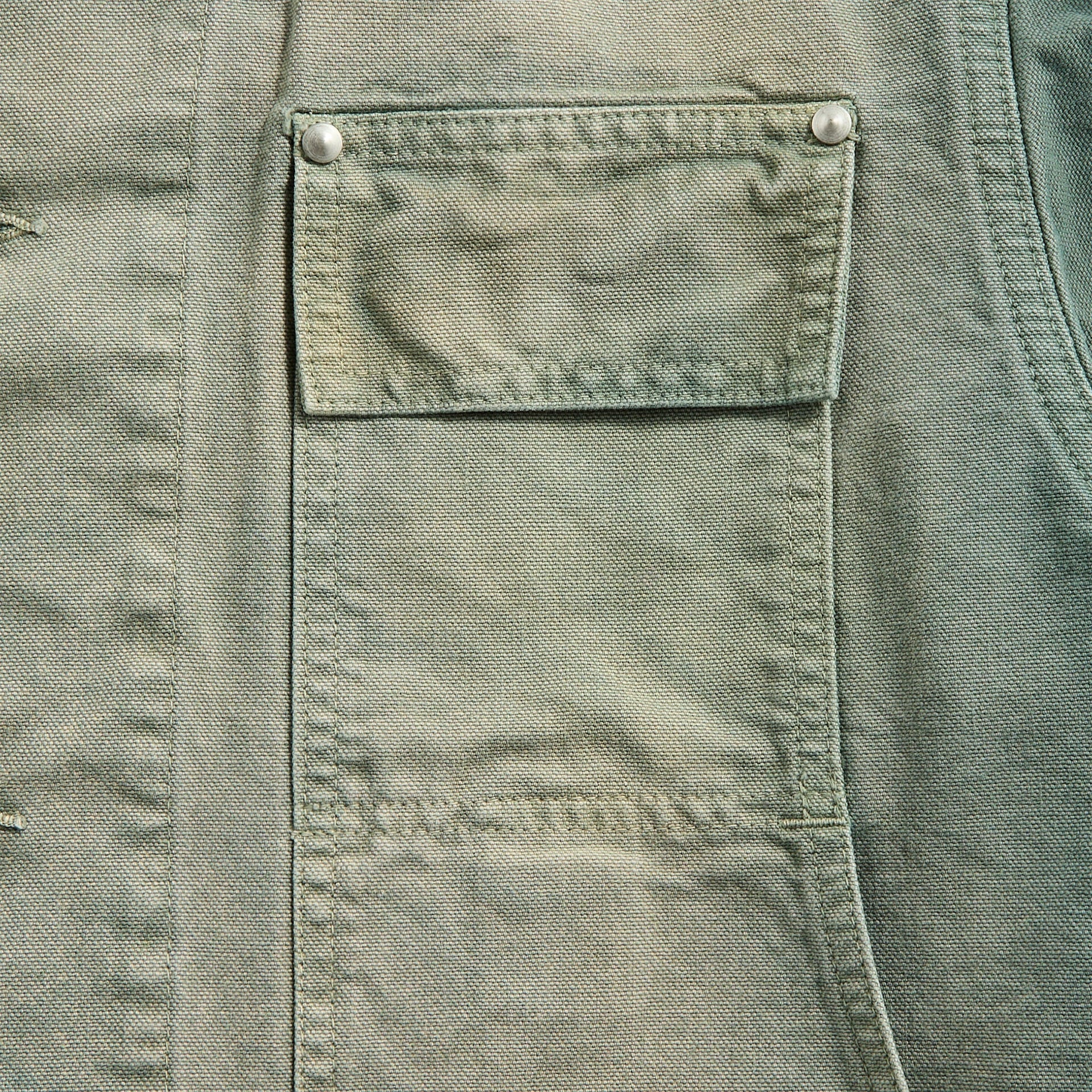 Auralee Organic Cotton Duck Blouson - Ash Green