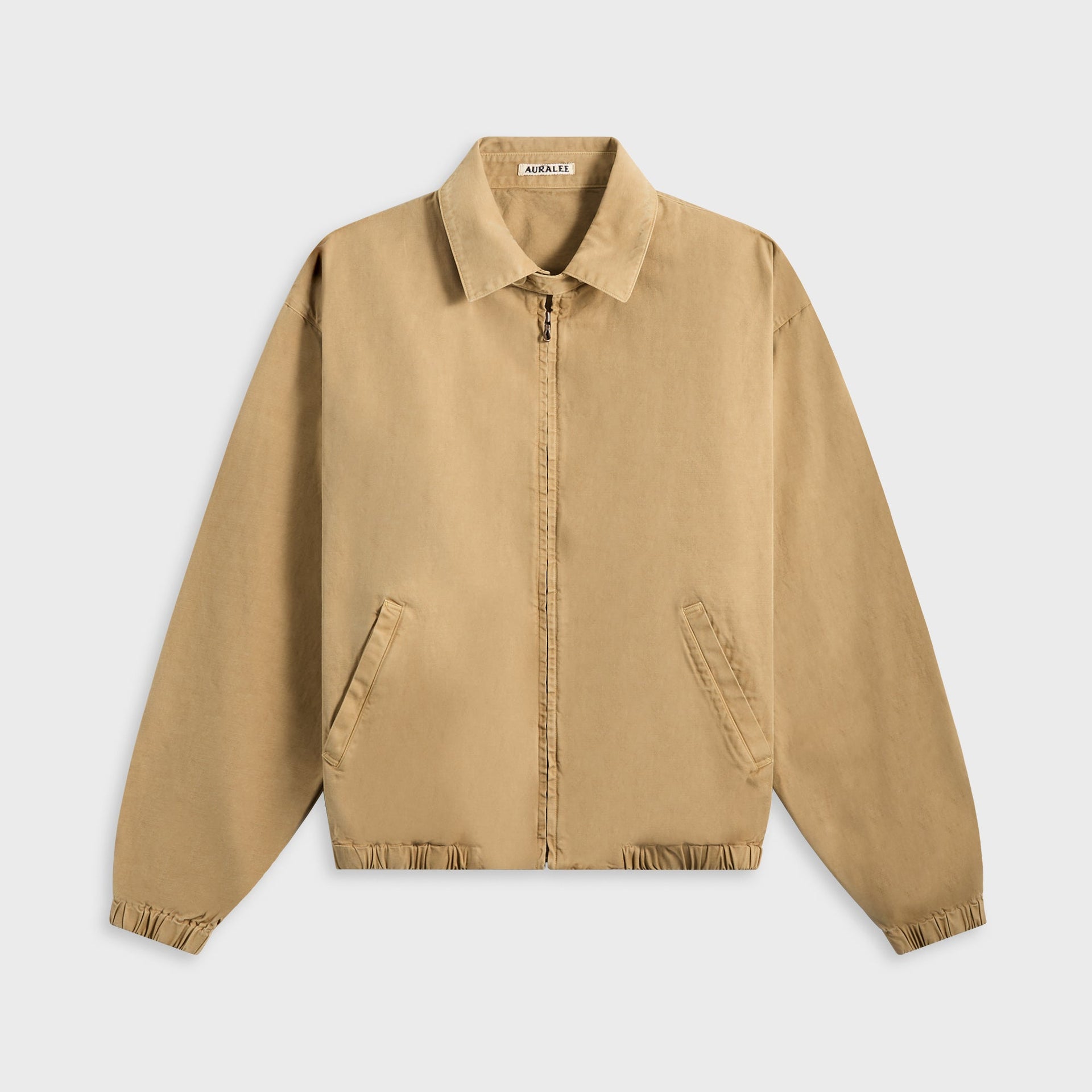 Auralee Product Dyed Finx Garbadine Swing Top - Dyed Beige