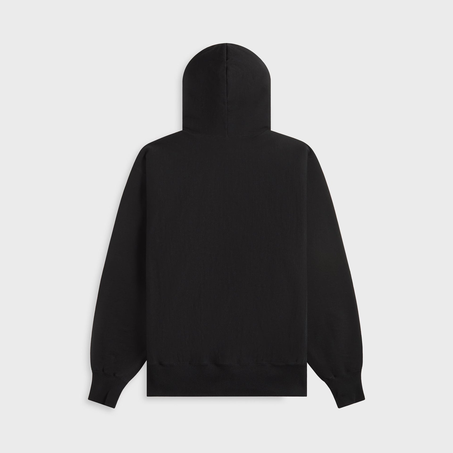 Auralee Smooth Soft BD Sweat P/O Parka - Black