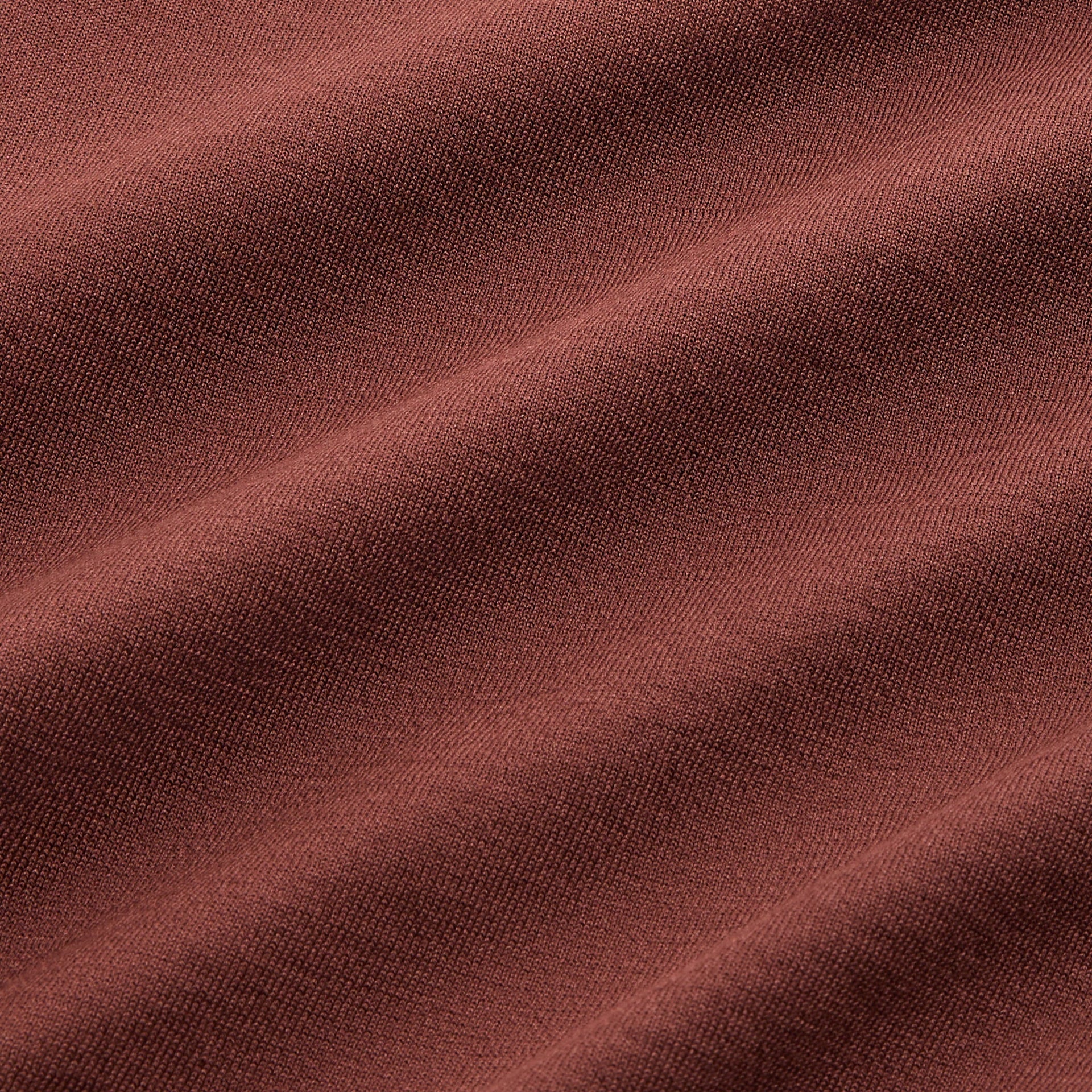 Auralee Super High Gauge Cotton Knit Polo - Brown