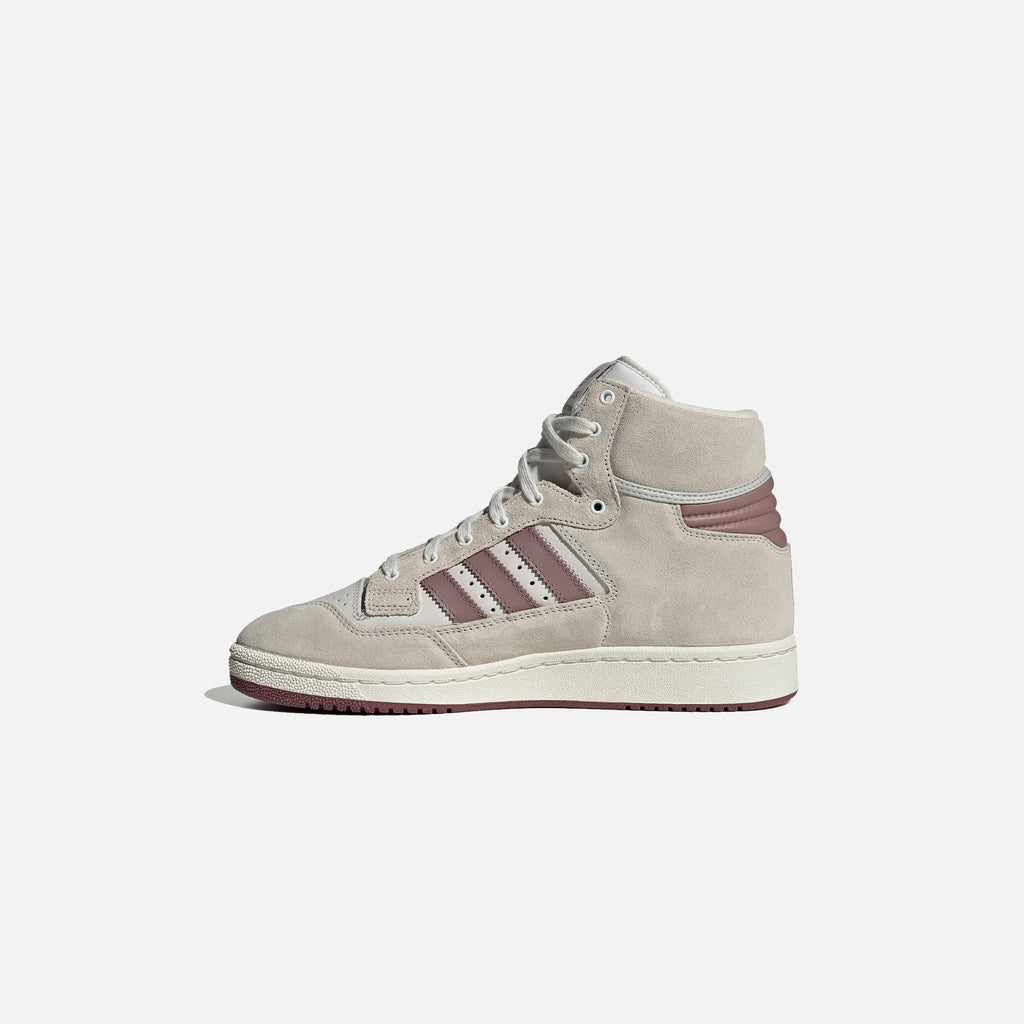 adidas Original Centennial High 85 Crystal White Purple Burgundy Kith Europe