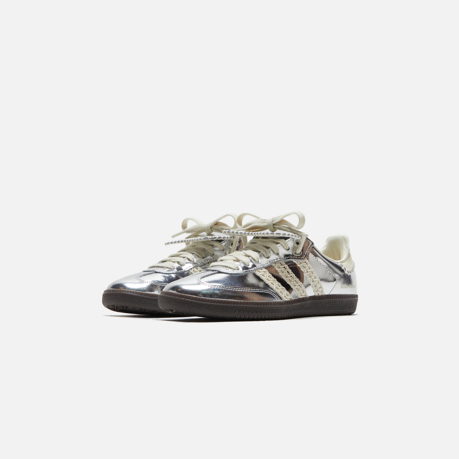 adidas x Wales Bonner Samba - Metallic Silver / Cream / White / Grey