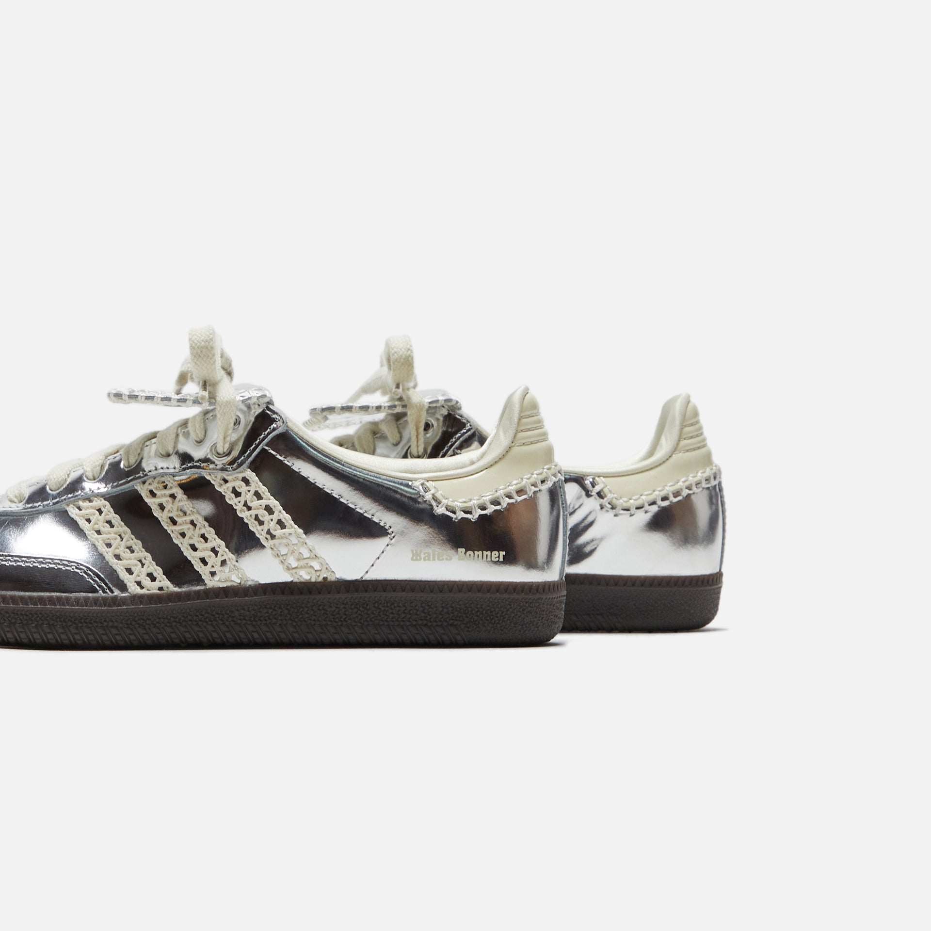 adidas x Wales Bonner Samba - Metallic Silver / Cream / White / Grey