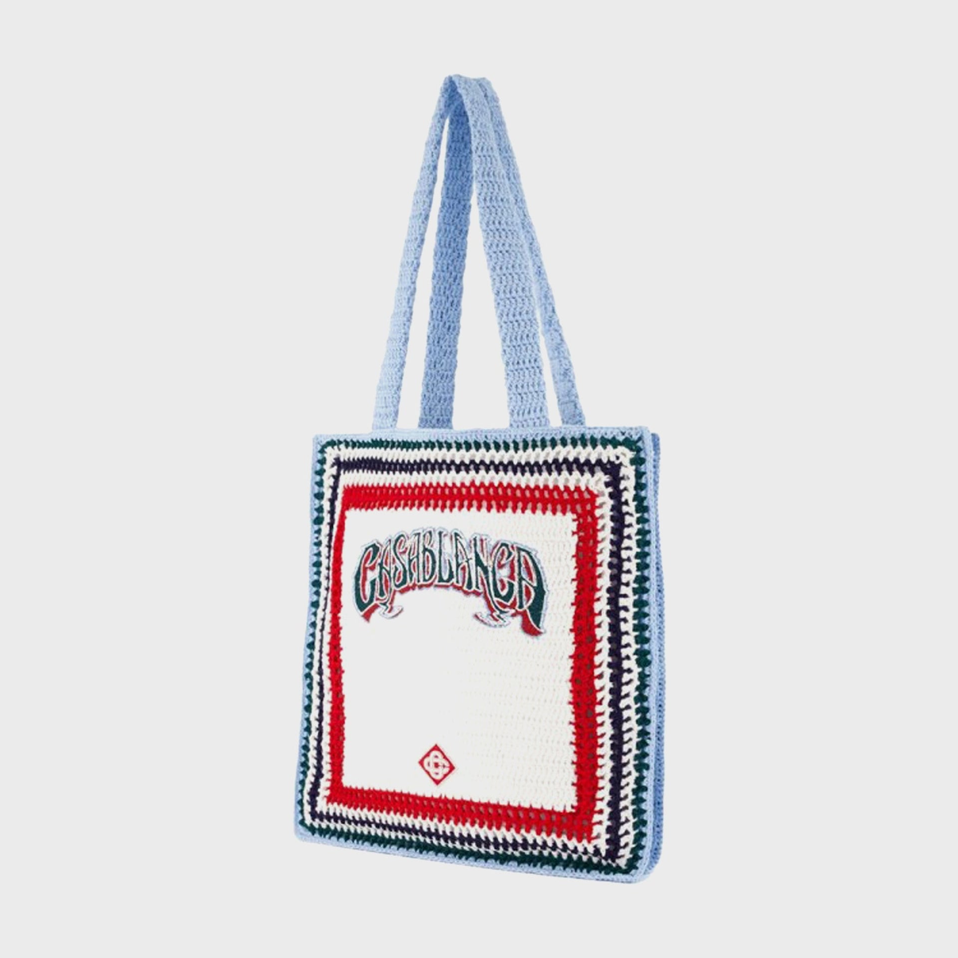 Casablanca Large Crochet Bag - White