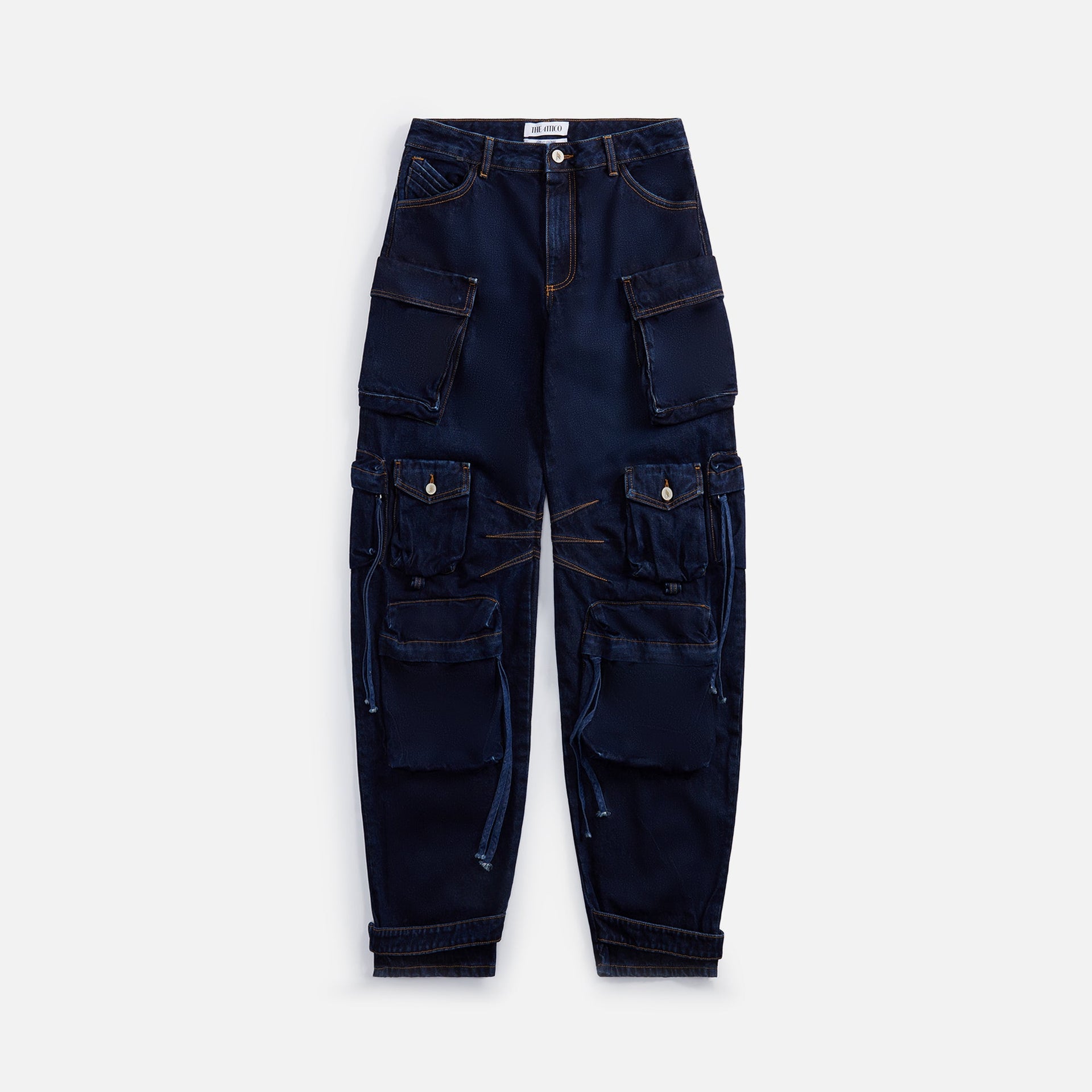The Attico Fern Long Pant - Dark Blue
