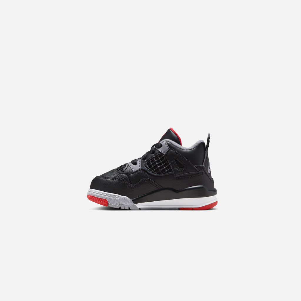 Air jordan 4 black cement grey fire red online