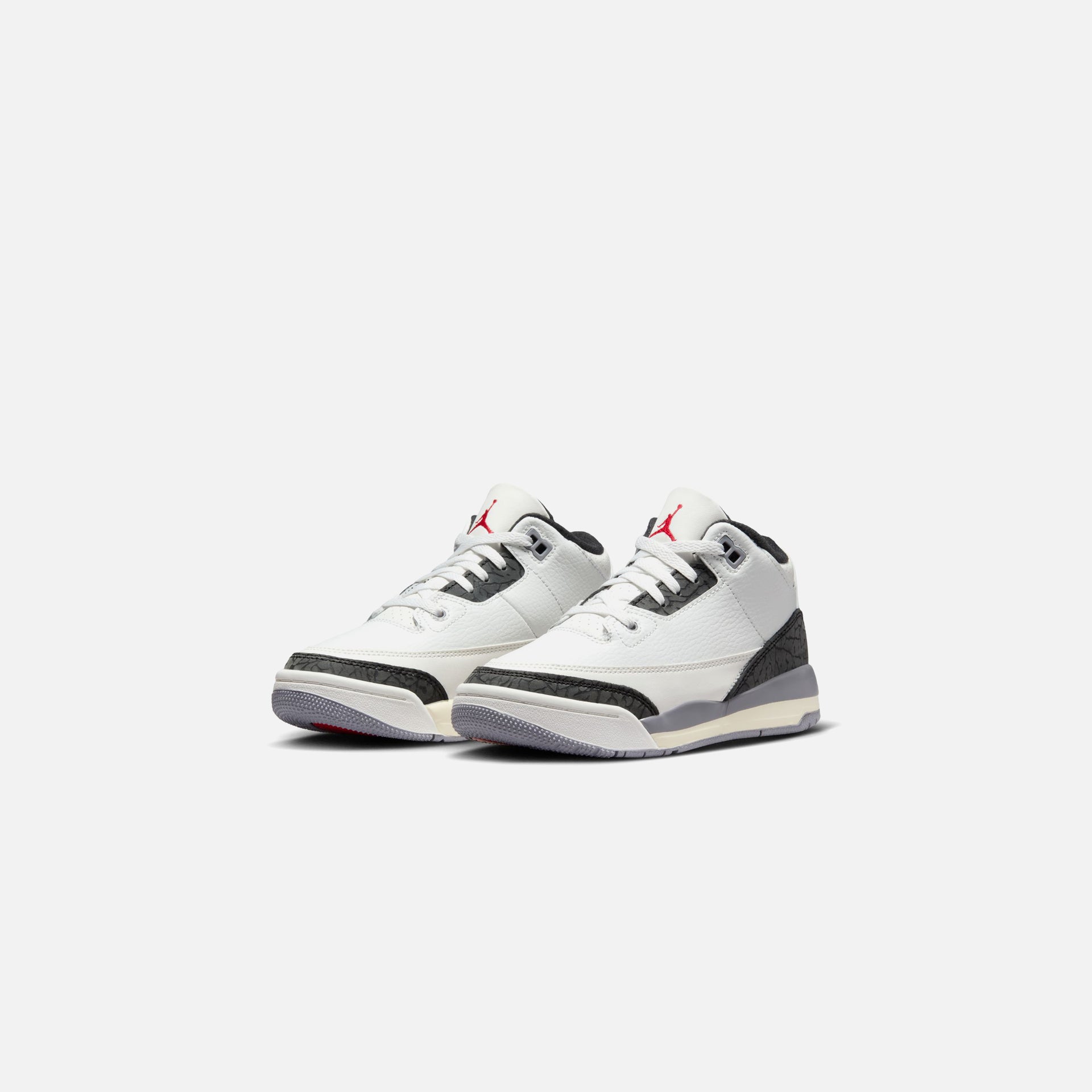Jordan PS Air Jordan 3 Retro - Summit White / Fire Red / Cement Grey