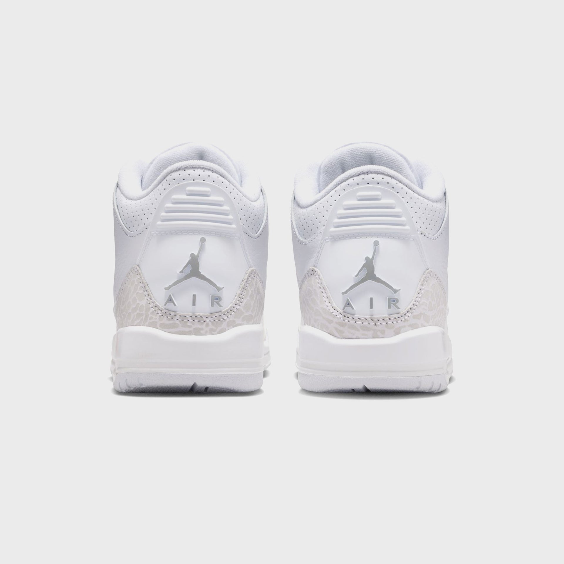 Nike PS Air Jordan 3 Retro - White / Metallic Silver / White