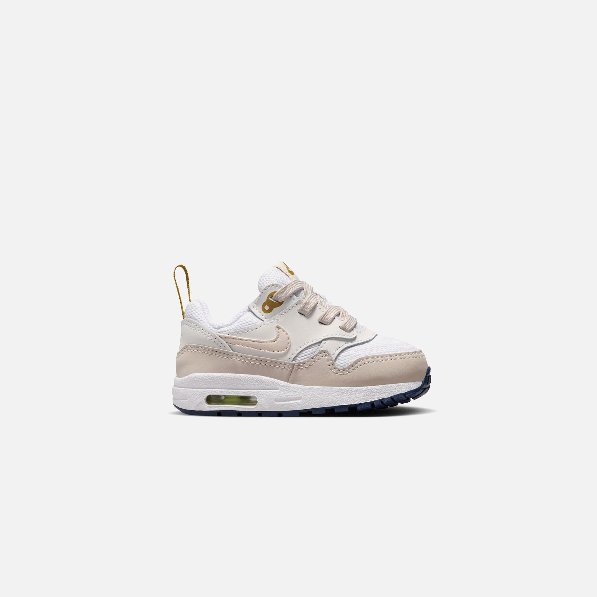 Nike Toddler Air Max 1 Easy On - White / Light Orewood / Brown / Bronzine
