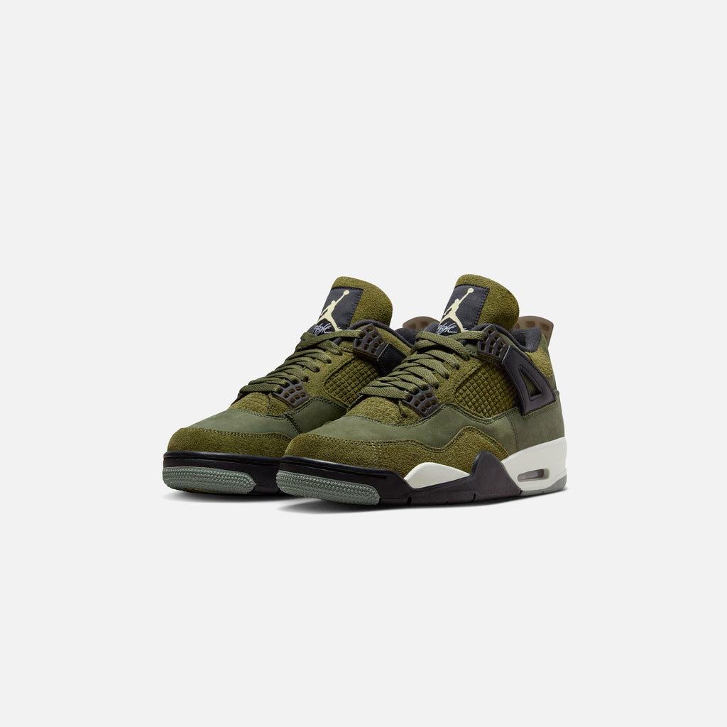 Nike Air Jordan 4 SE Craft - Medium Olive / Pale Vanilla / Khaki / Bla