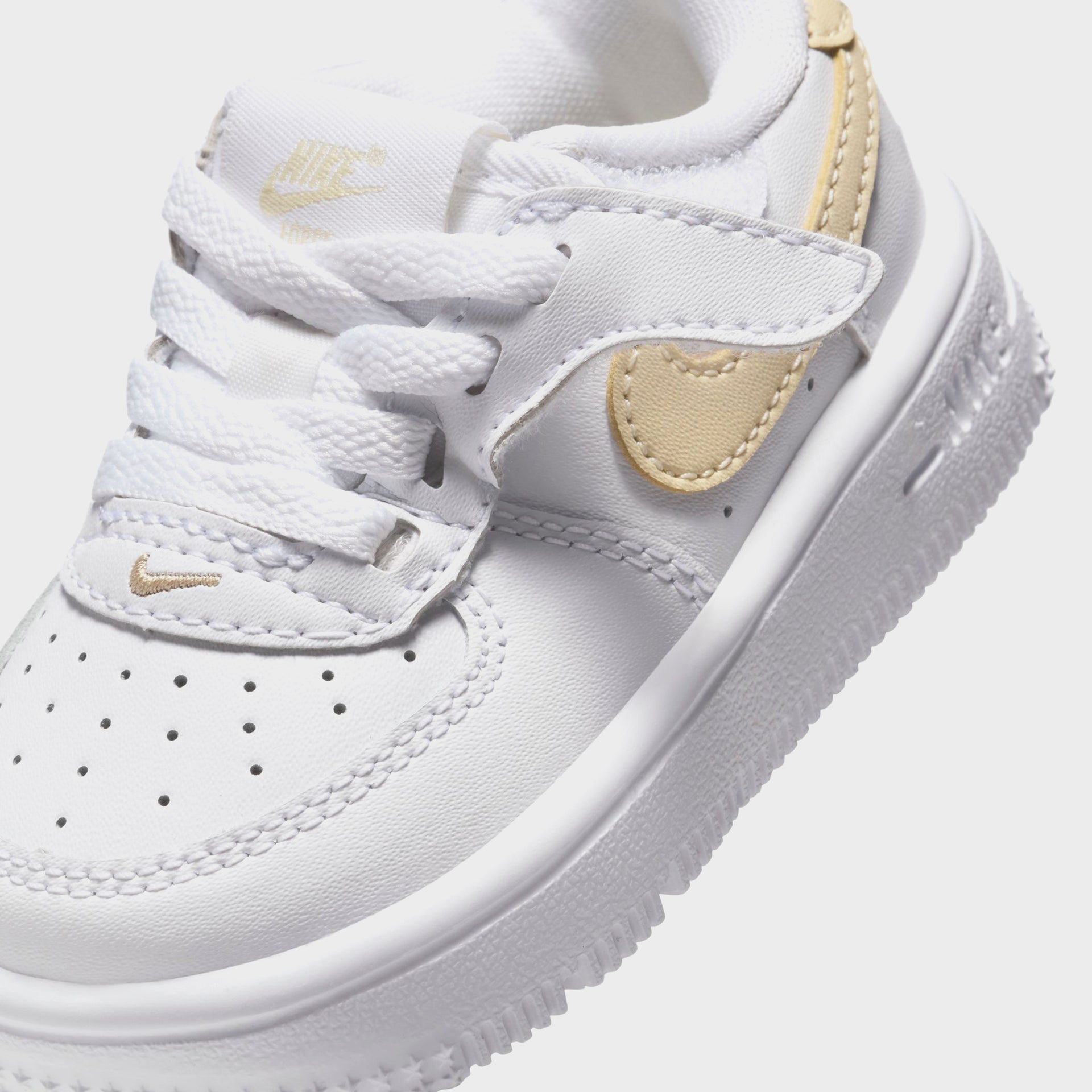 Nike TD Force 1 Low Easyon Bt - White / Light Khaki