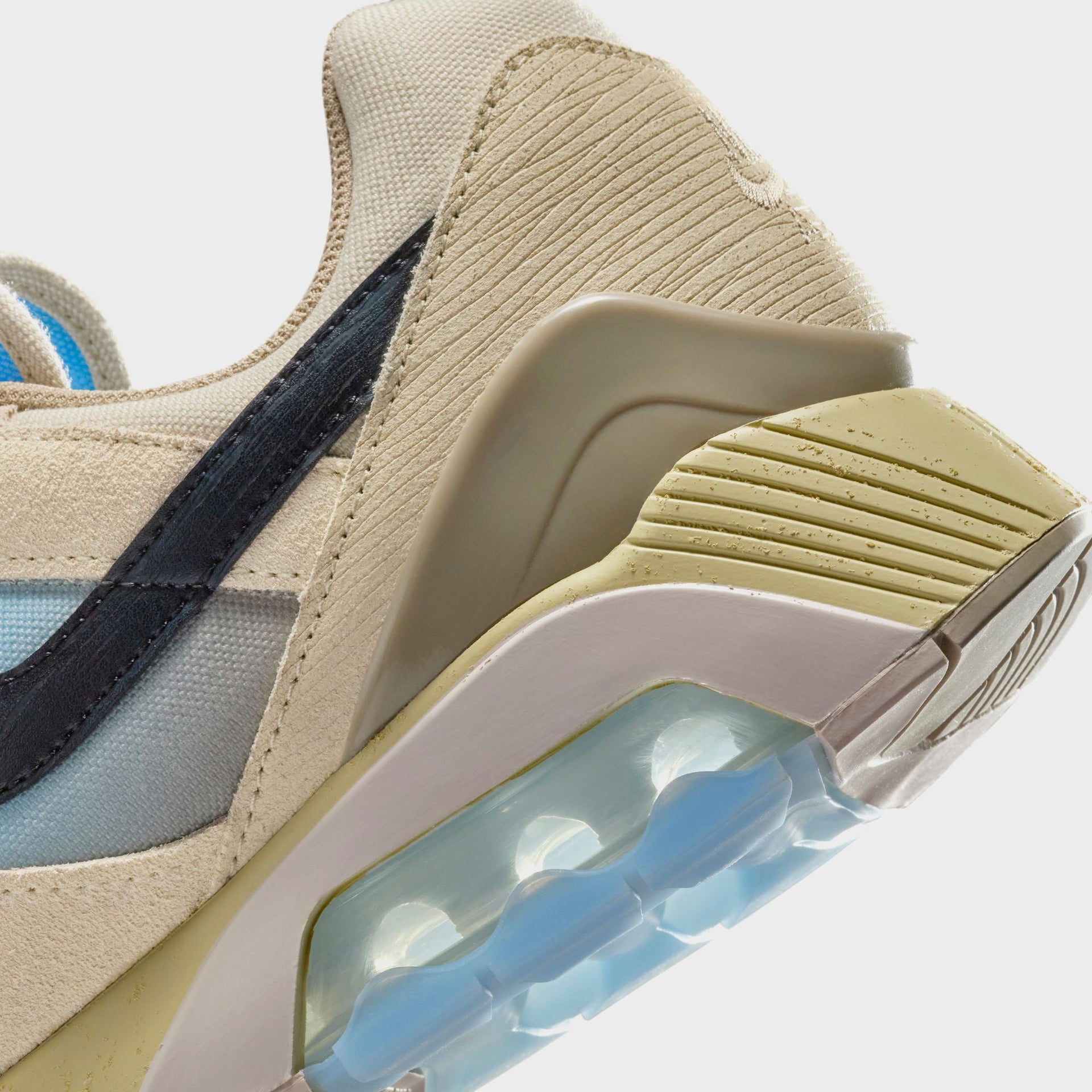 Nike Air 180 - Light Khaki / Black / Team Gold / Psychic Blue