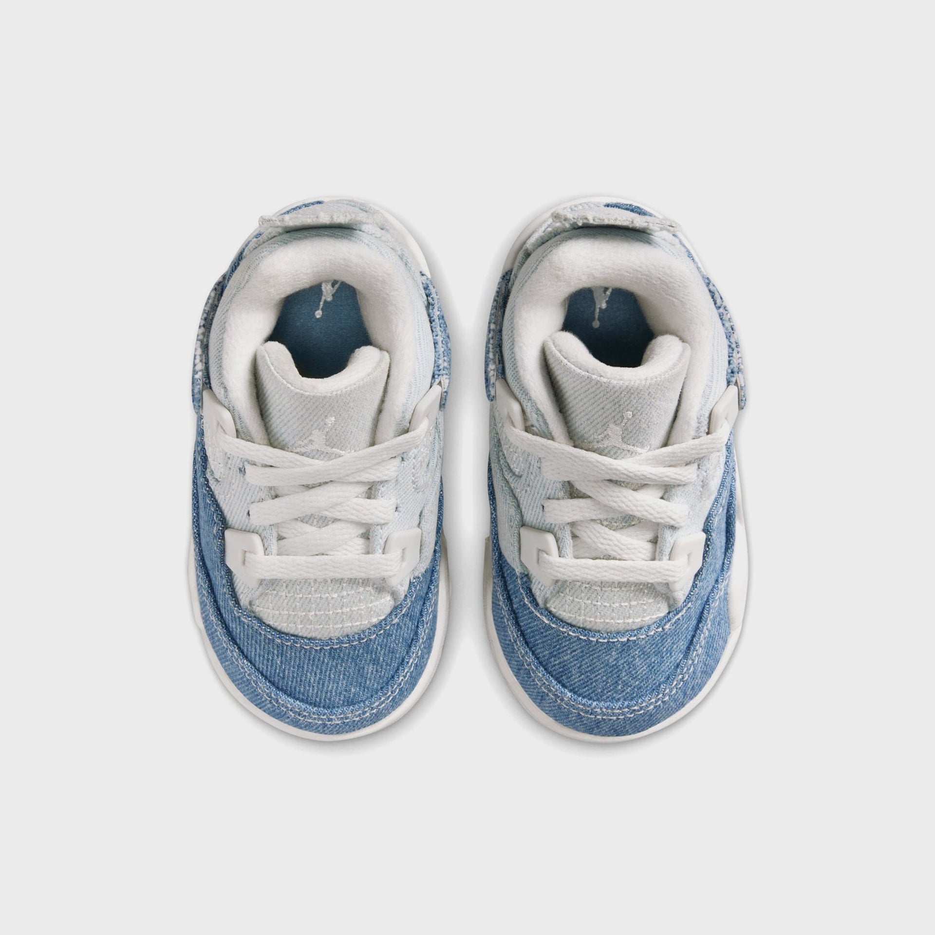 Jordan TD Air Jordan 4 Retro - Tex Sail / Worn Blue / Metallic Gold