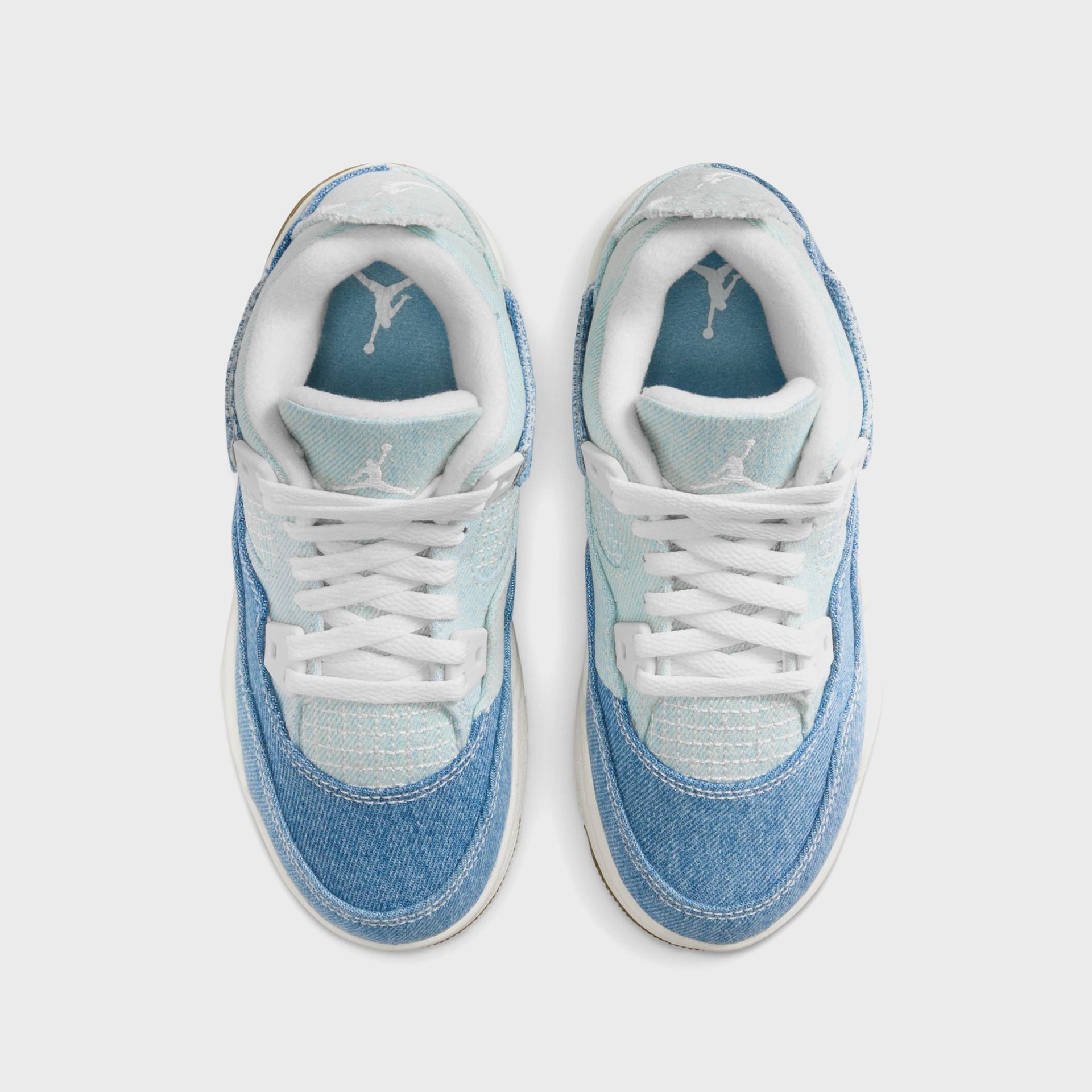 Jordan PS Air Jordan 4 Retro - Tex Sail / Worn Blue / Metallic Gold