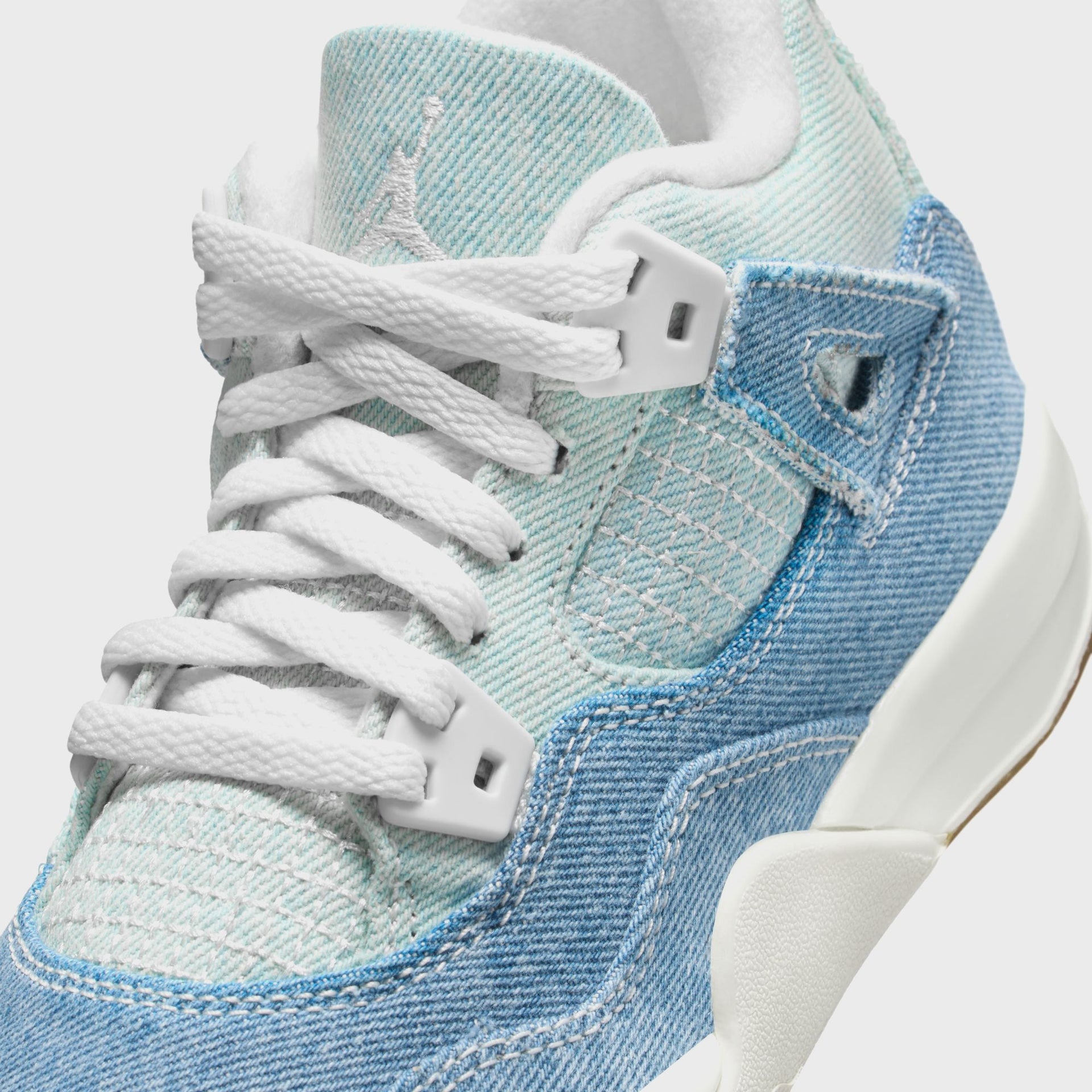 Jordan PS Air Jordan 4 Retro - Tex Sail / Worn Blue / Metallic Gold