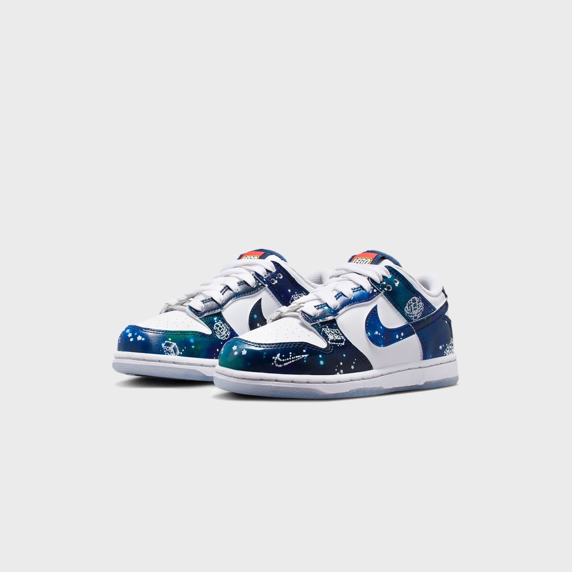 Nike x LEGO® Collection PS Dunk Low - White / Brave Blue / Metallic Platinum / Multi-Color