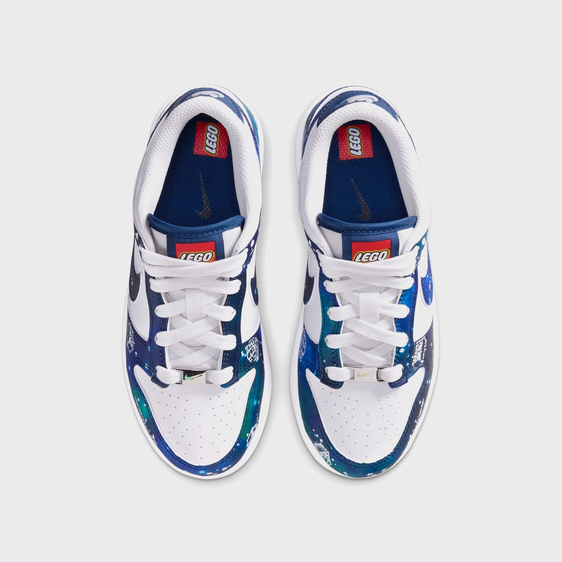 Nike x LEGO® Collection PS Dunk Low - White / Brave Blue / Metallic Platinum / Multi-Color