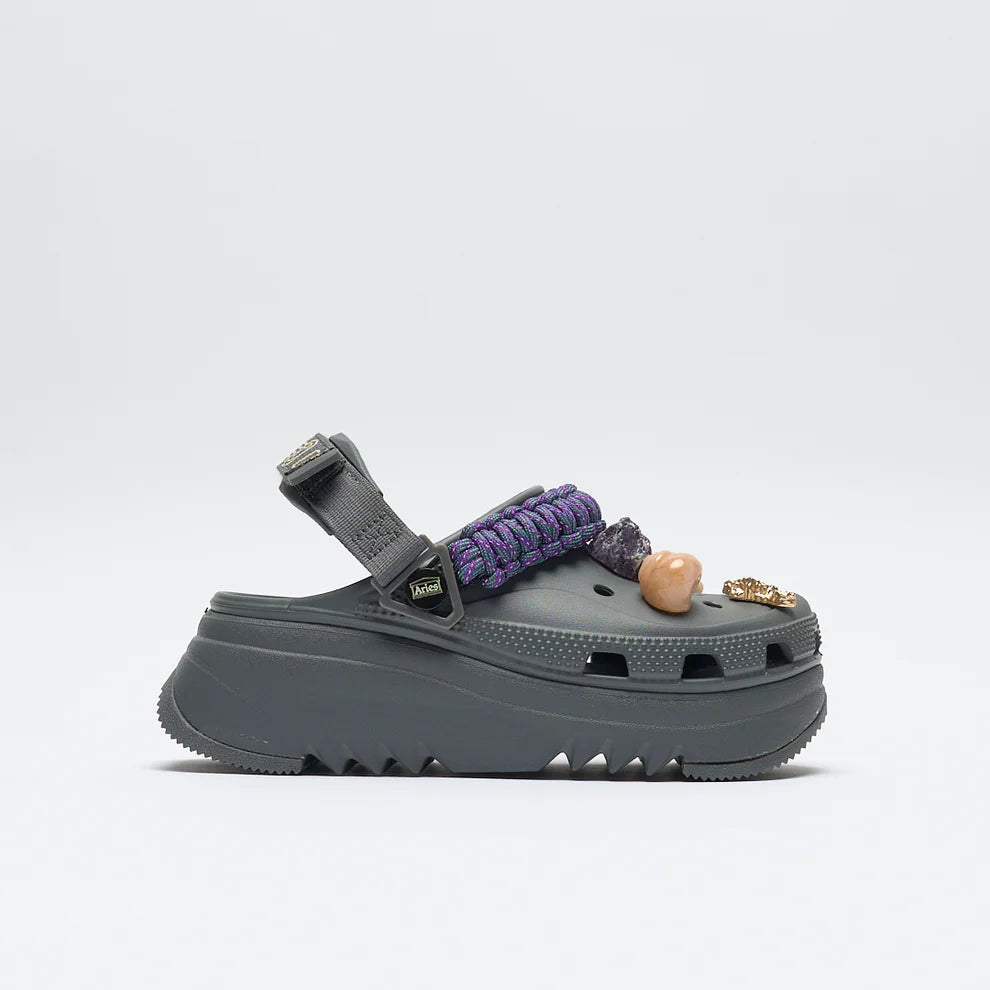 Crocs x Aries Classic Hiker Xscape Clog - Slate Grey