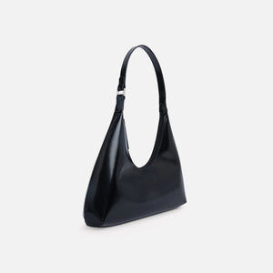 By Far Amber Semi Patent Leather Bag - Black