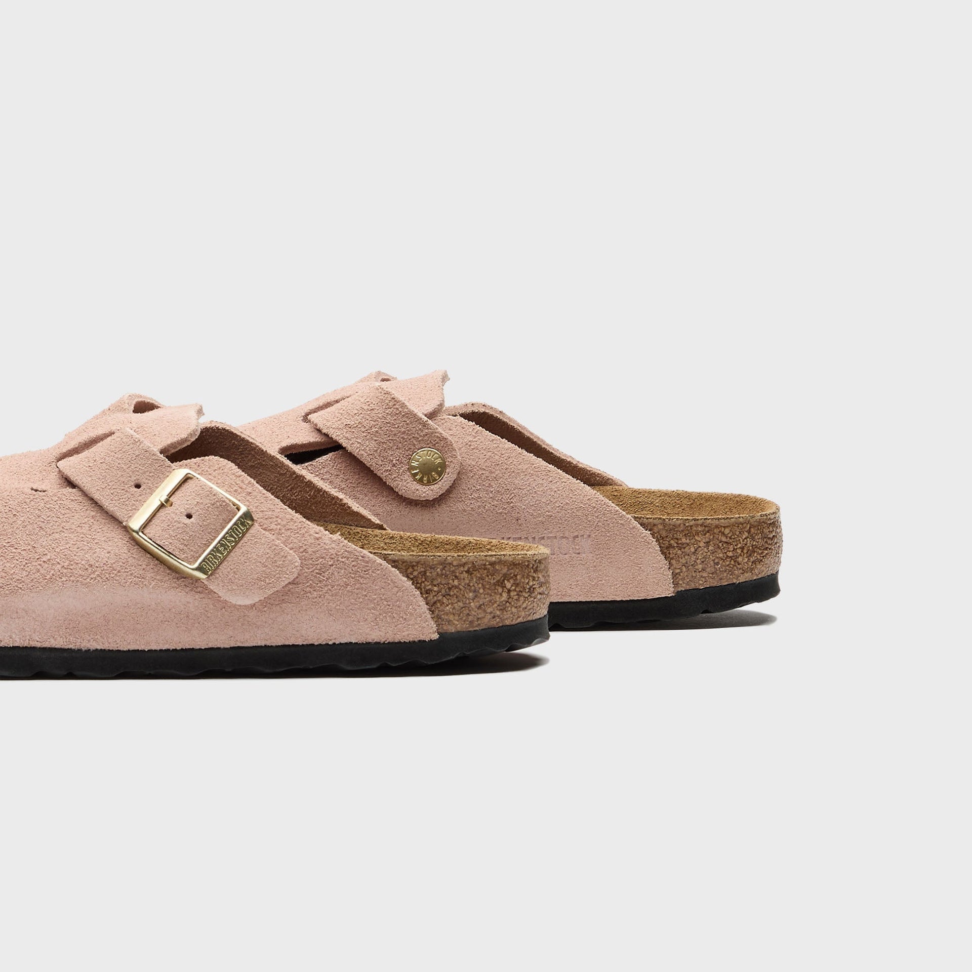 Birkenstock WMNS Boston Suede - Light Rose
