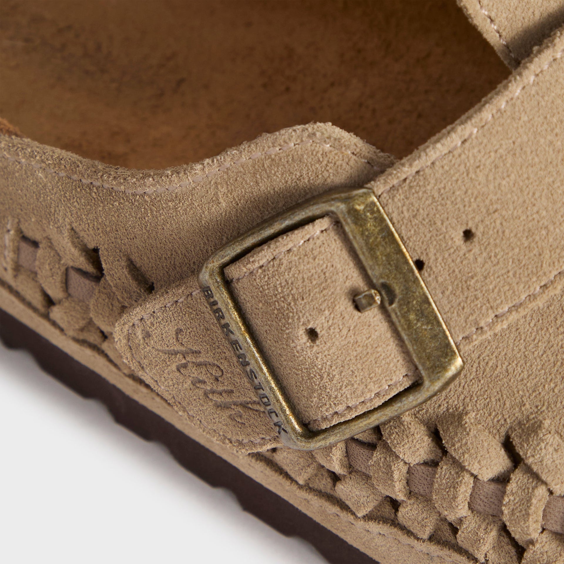 Kith for Birkenstock WMNS Suede Boston Braided - Taupe