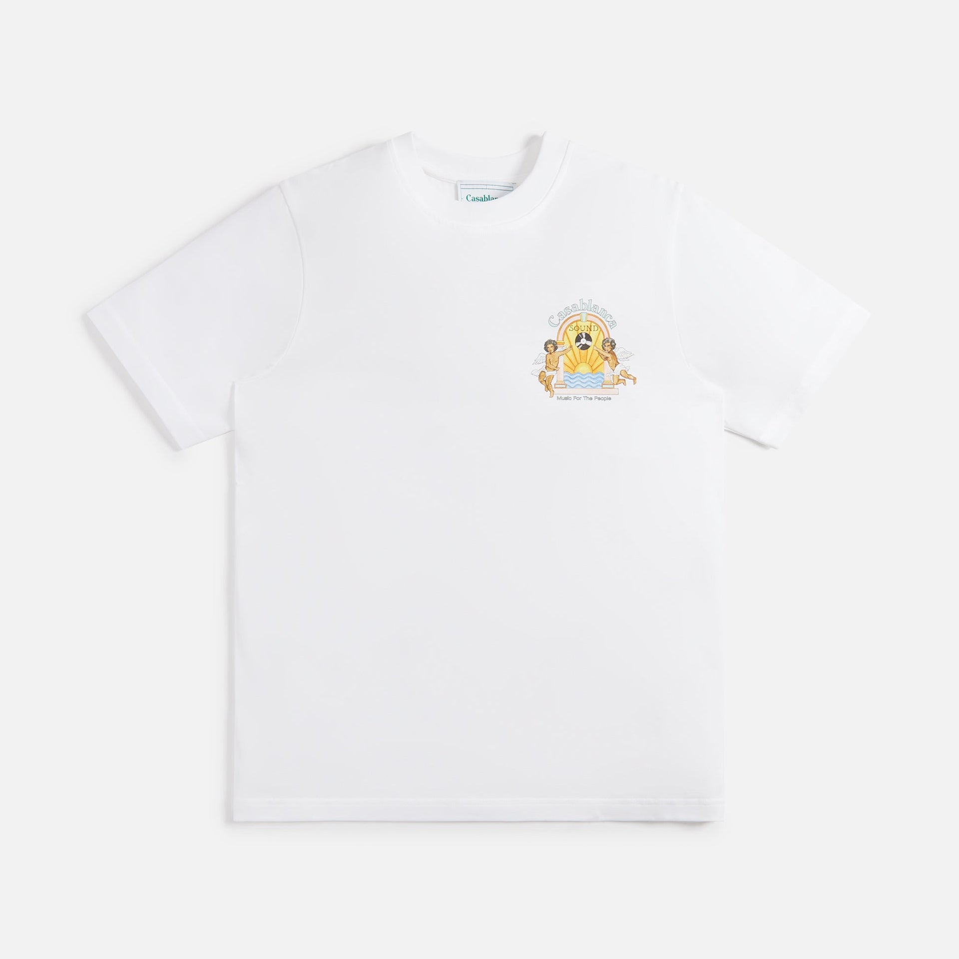 Casablanca Studio De Musique Printed Unisex Tee - White