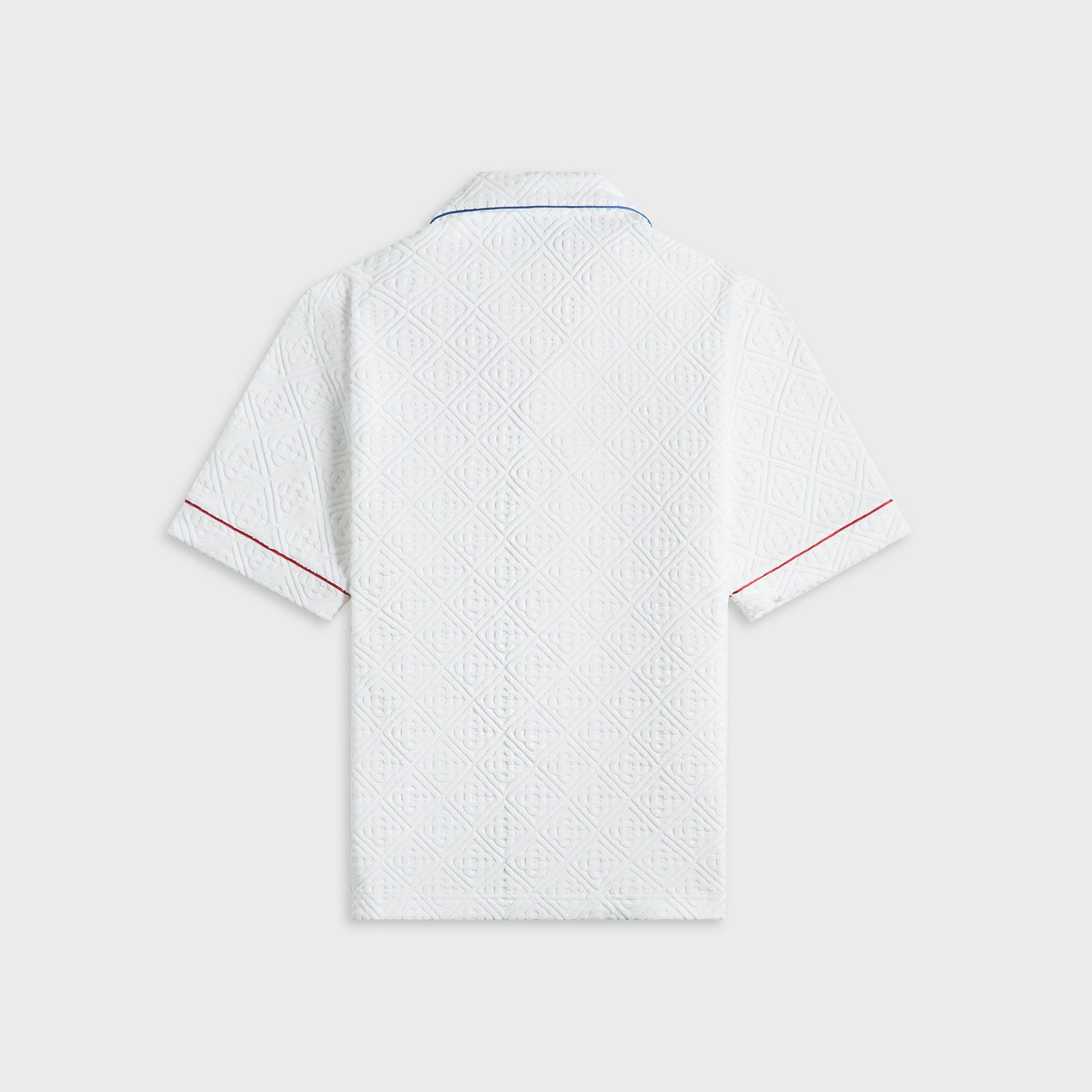 Casablanca Towelling Monogram Shirt in Bright White