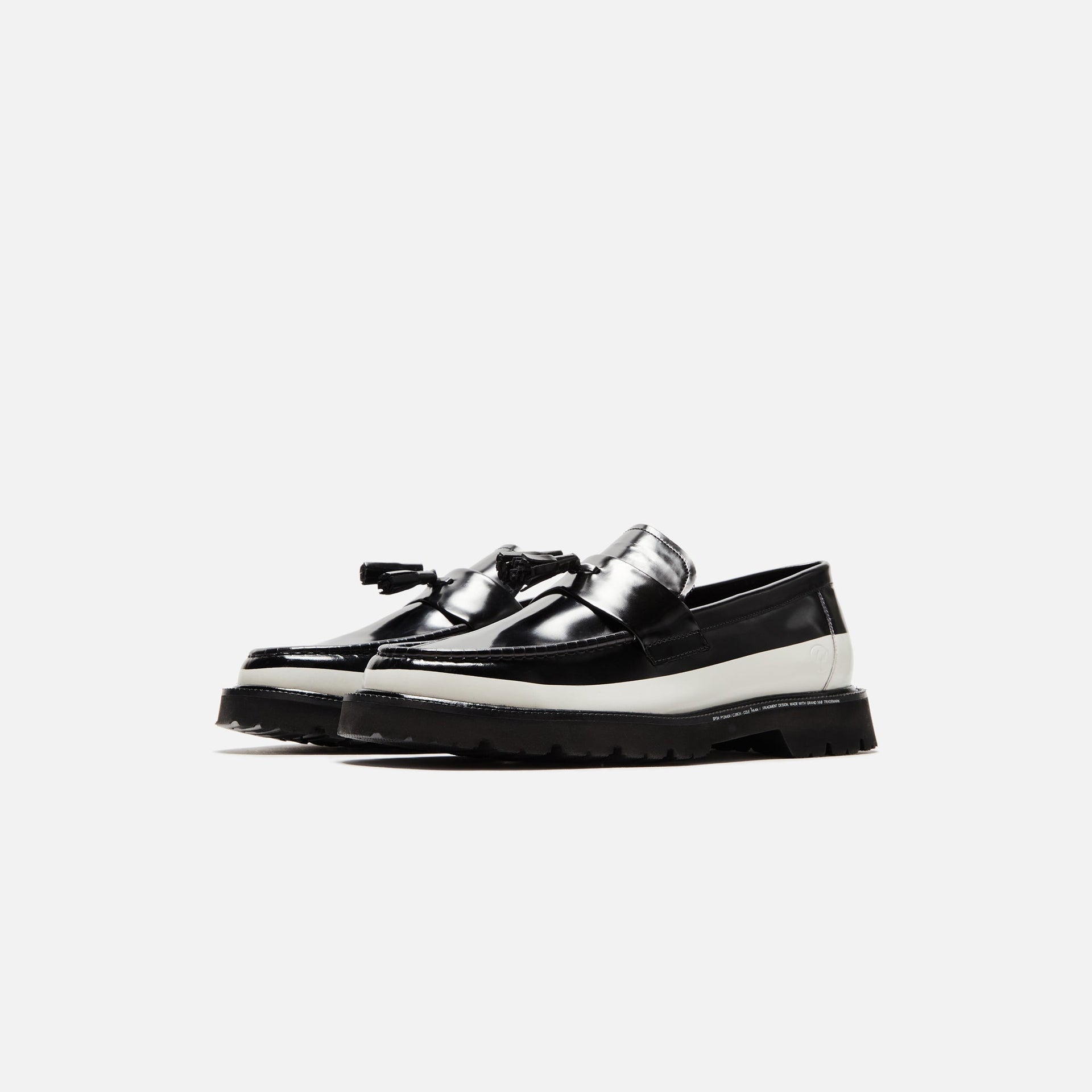 Cole Haan x Fragment Tassel Loafer - Black / White / Black