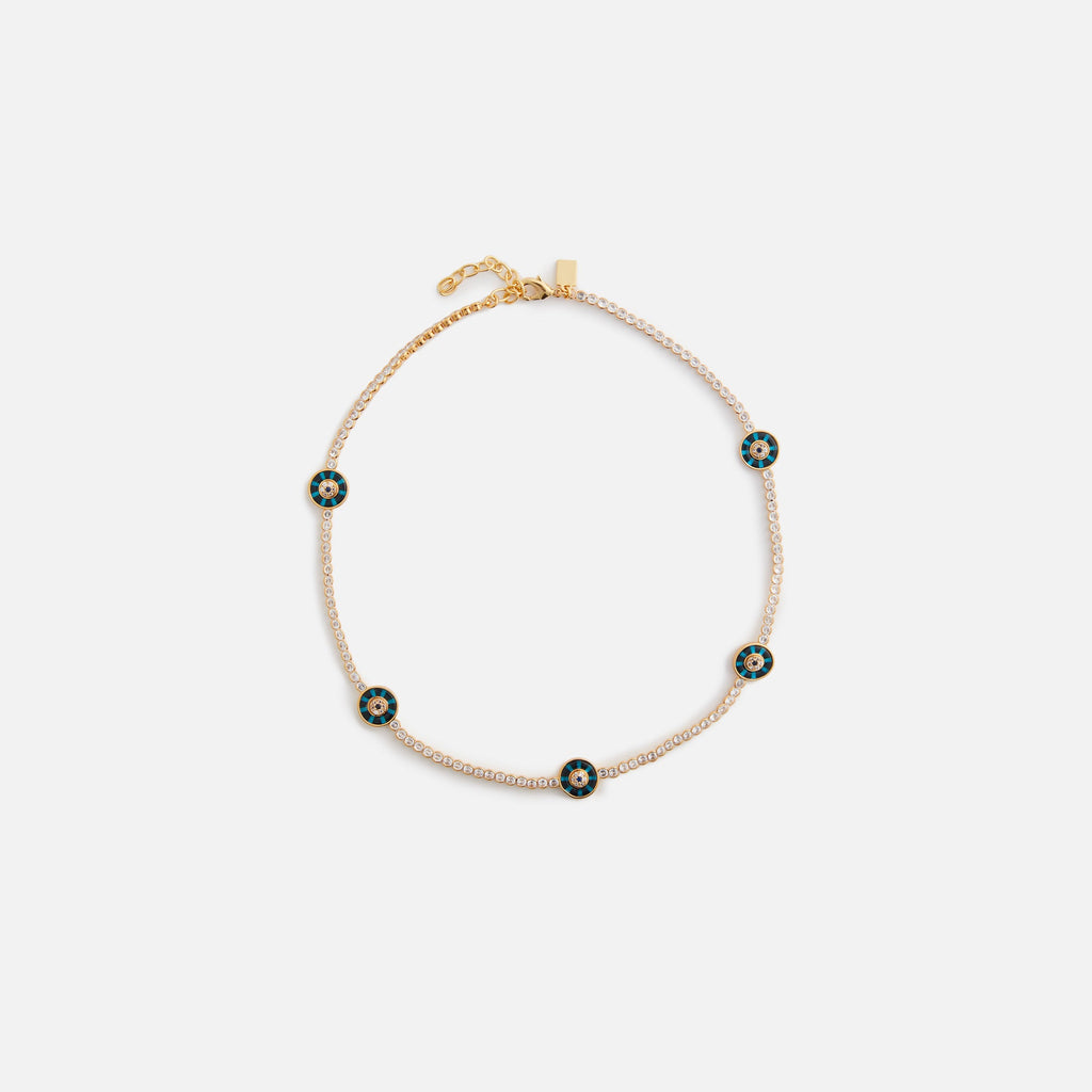 Crystal Haze Exclusive Evil Eye Protection Necklace - Gold – Kith Europe