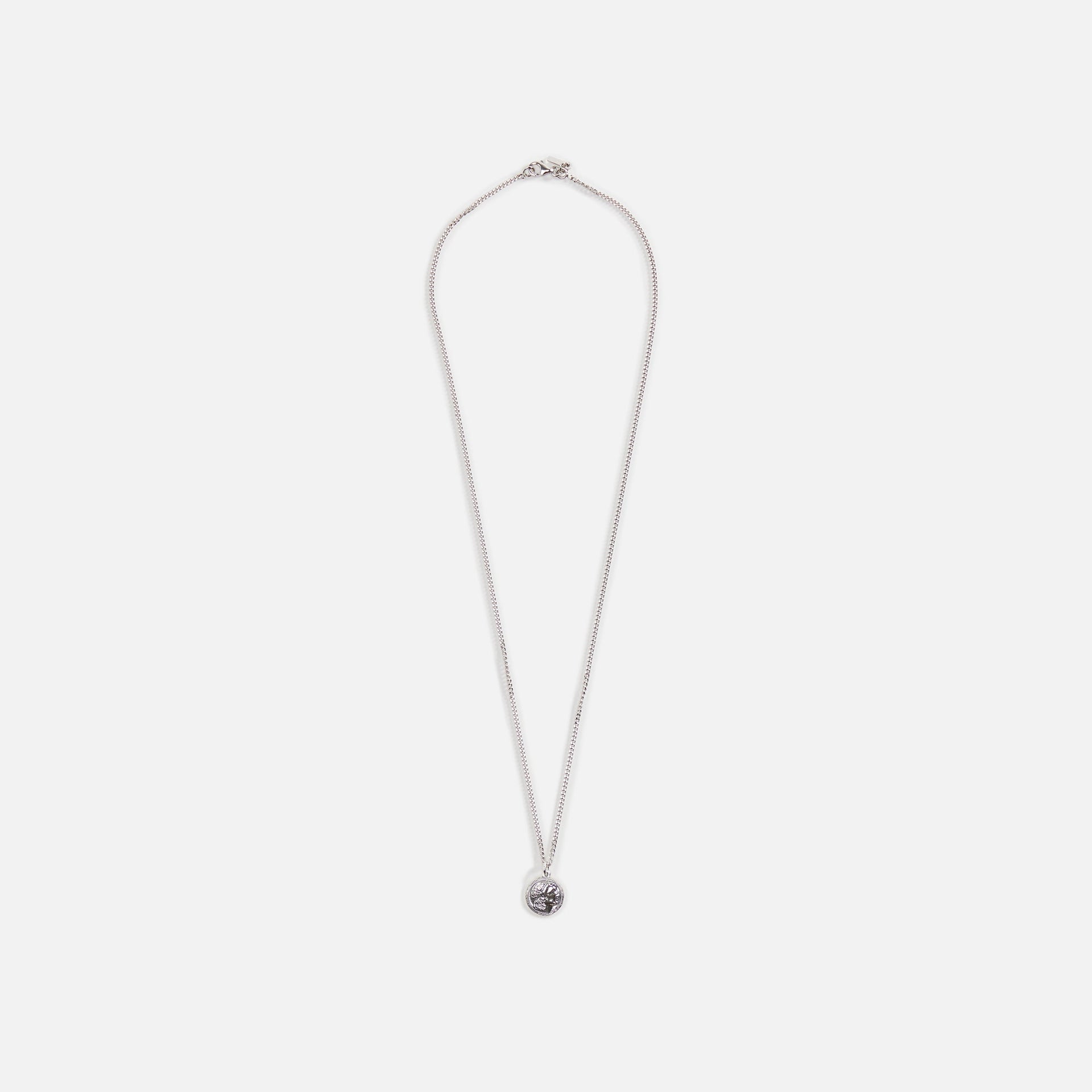 Emanuele Bicocchi Caesar Coin Pendant - Silver