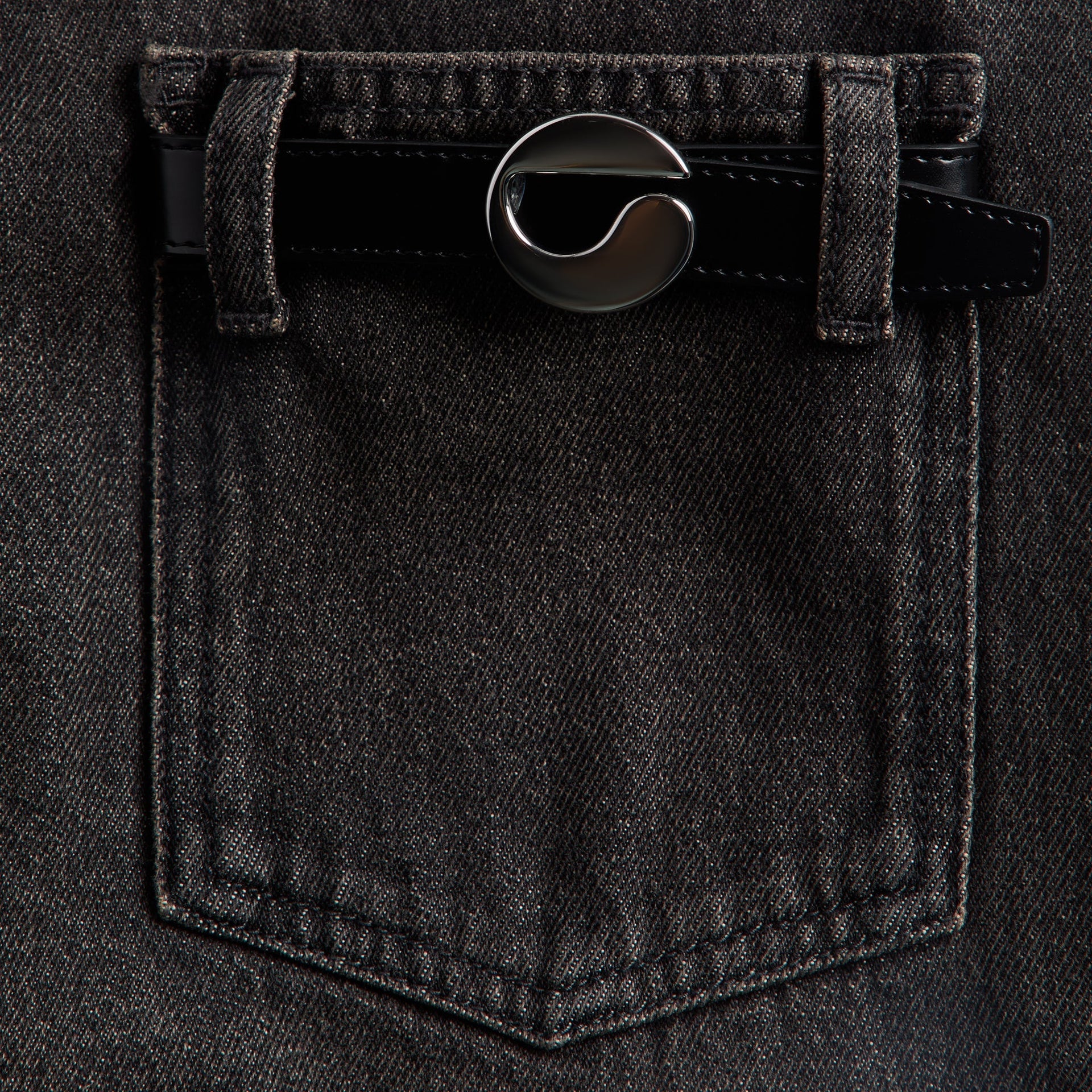 Coperni Boyfriend Denim Pants - Black