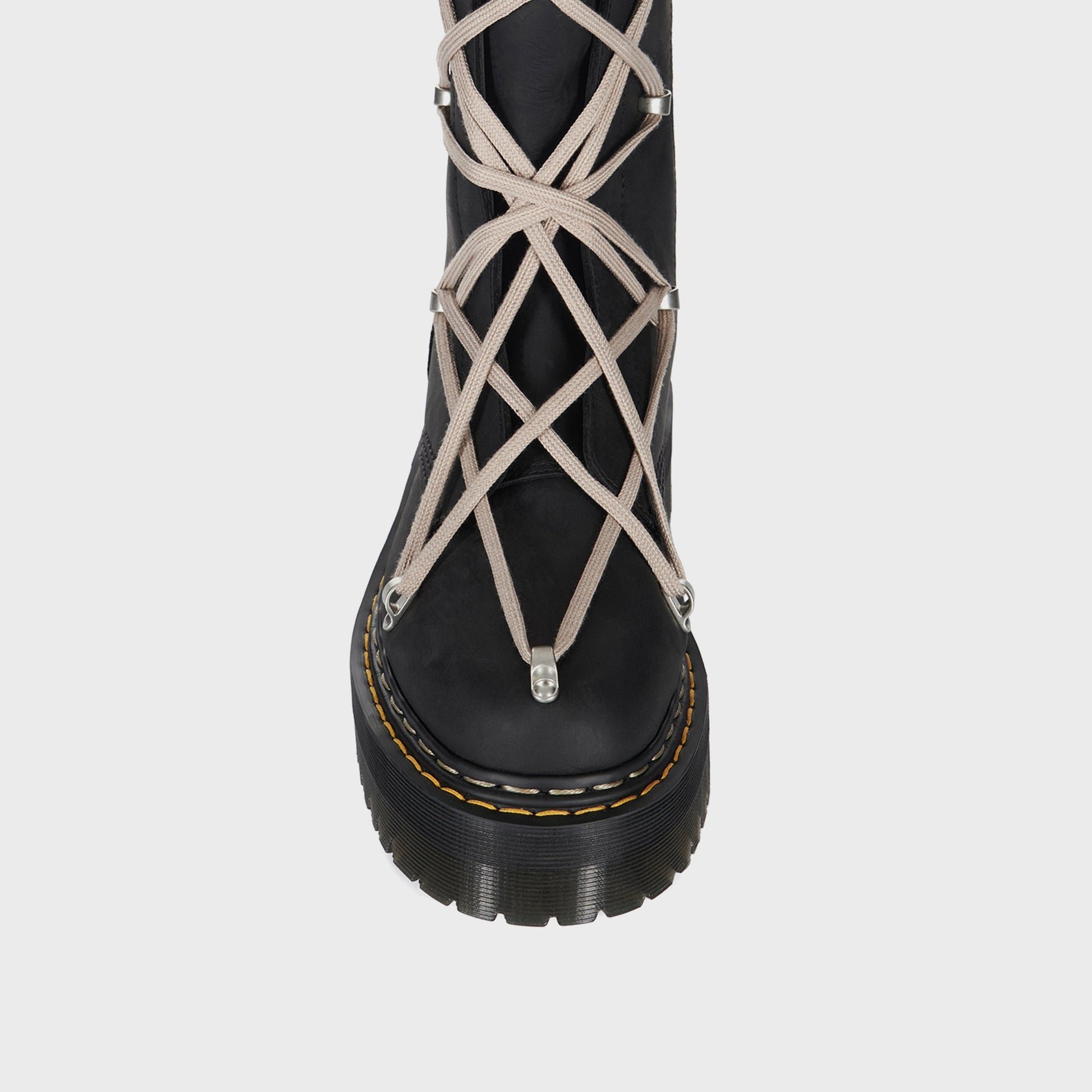 Dr. Martens x Rick Owens DRKSHDW 1B60 Quad Sole Pentalace Boot - Black