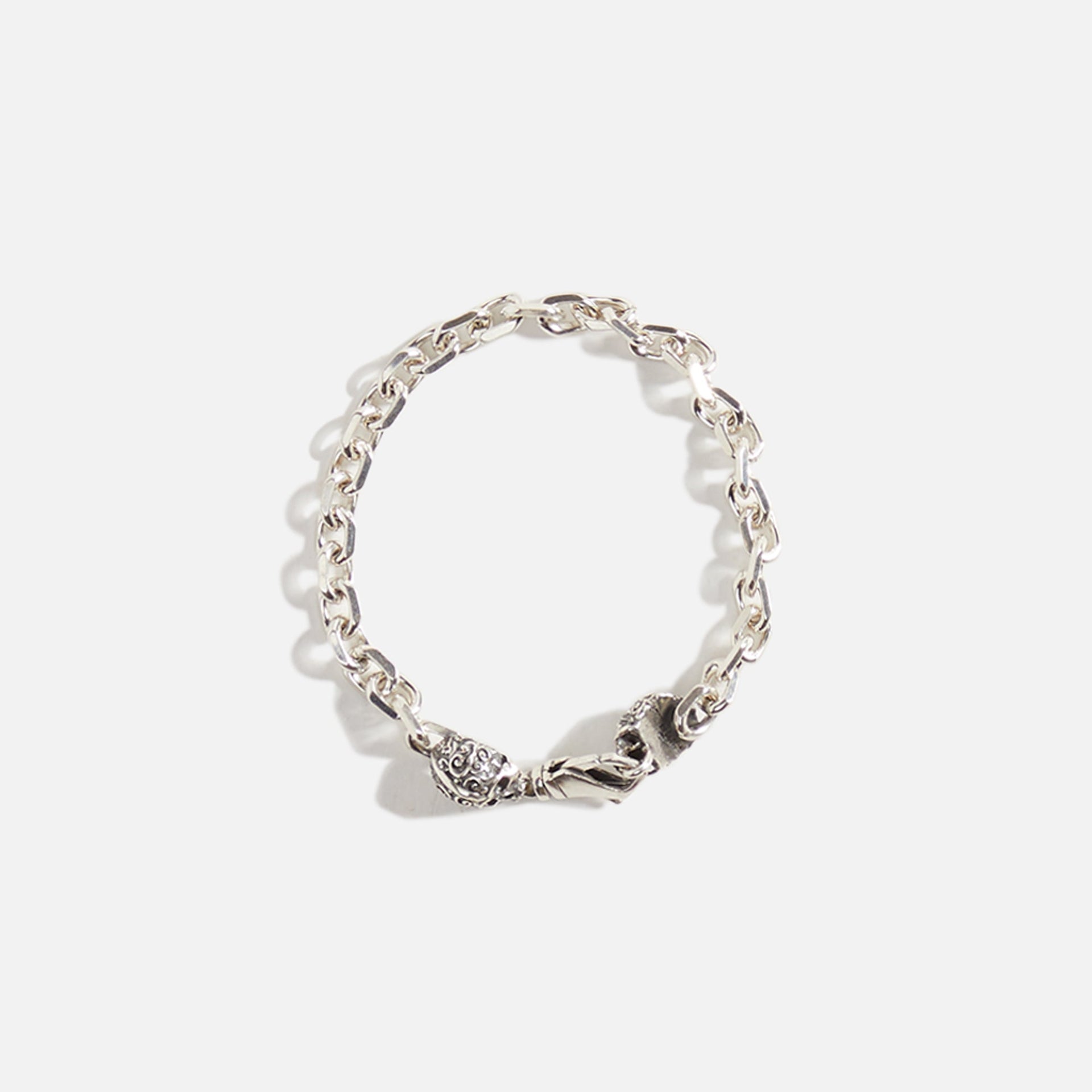 Emanuele Bicocchi Small Link Chain Bracelet - Silver