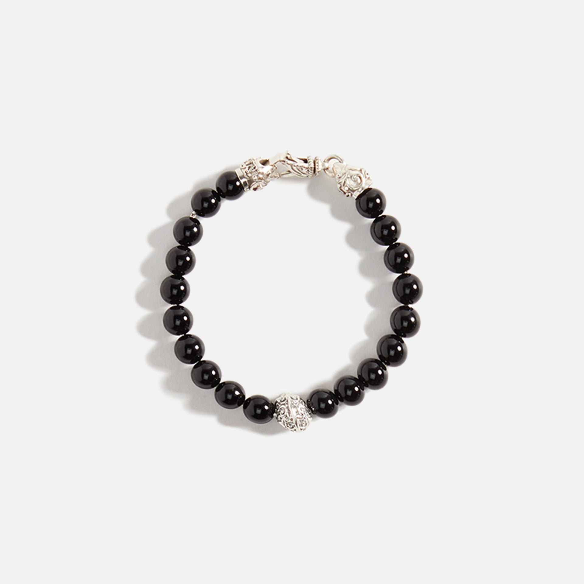 Emanuele Bicocchi Beads Bracelet - Black