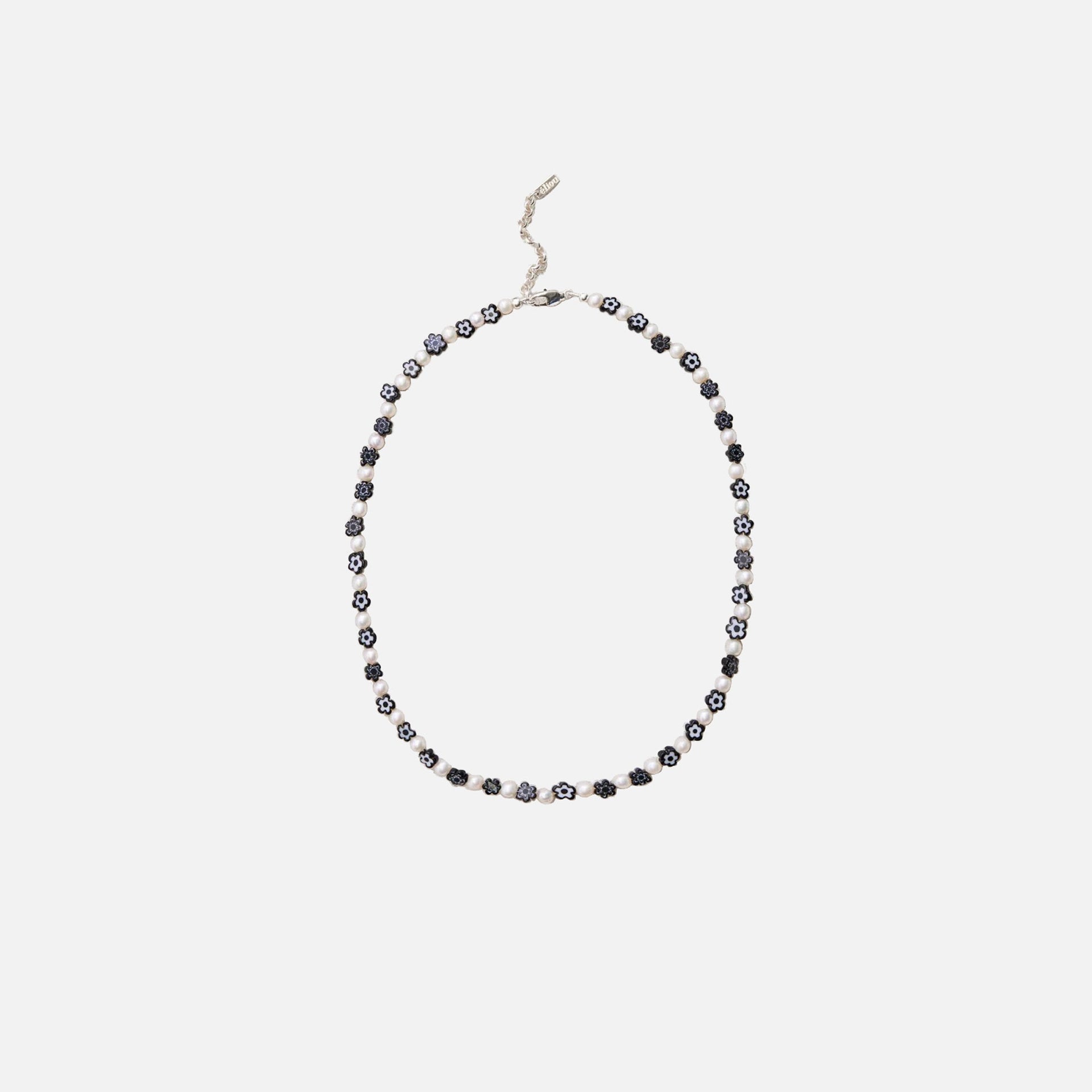 Eliou Jengo Necklace - Pearl / Black
