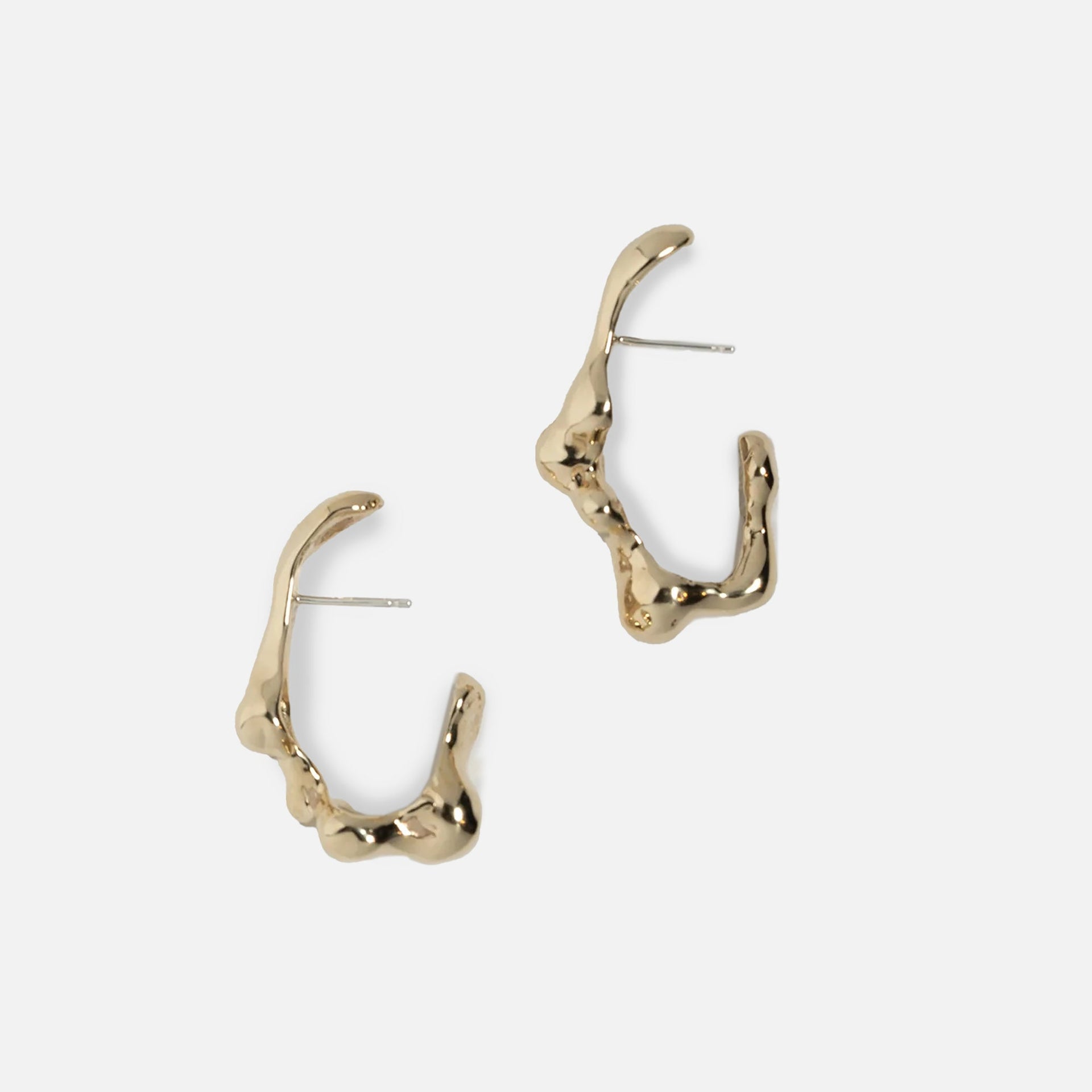 Faris Seep Small Hoop - Gold
